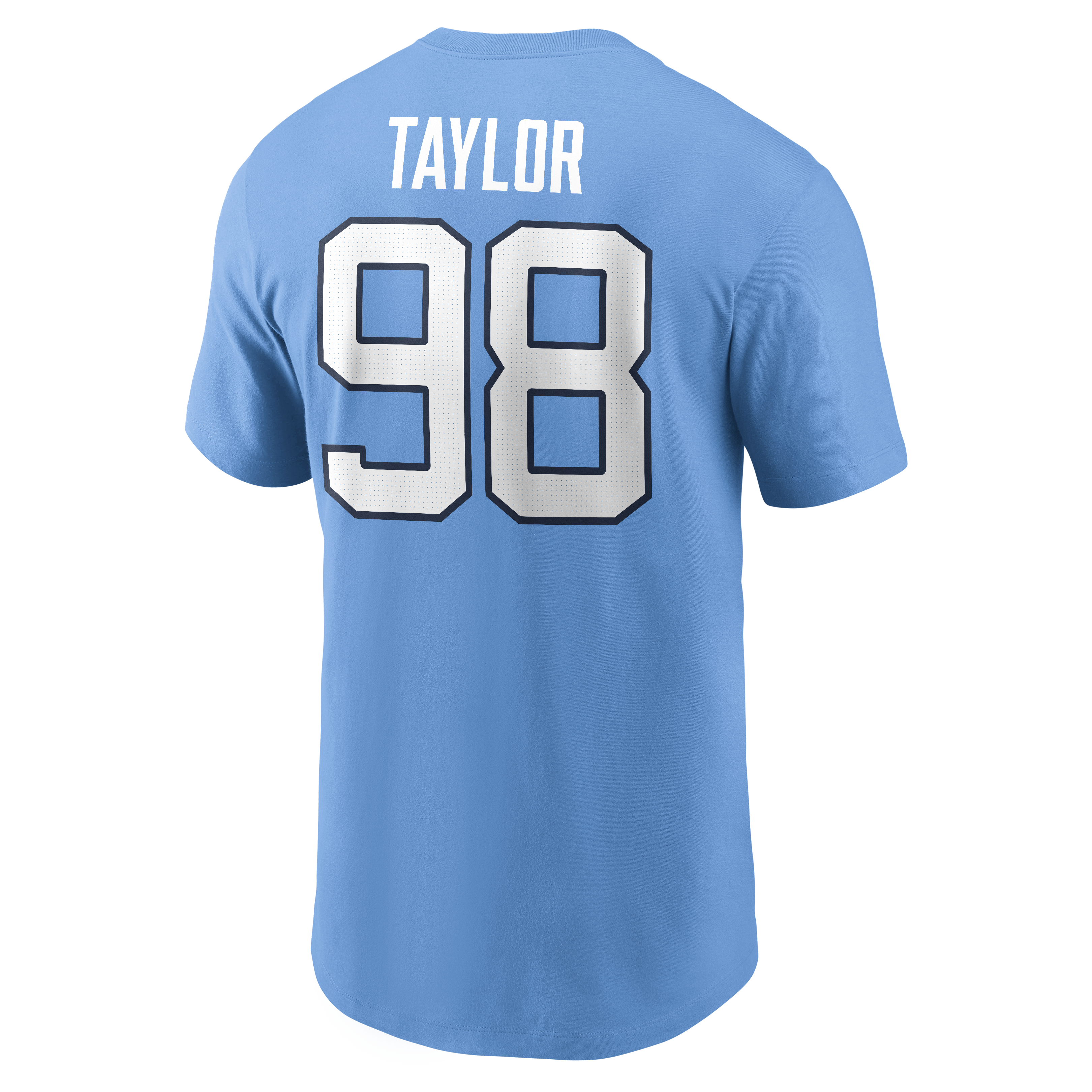 T-shirt homme Jordan Brand Lawrence Taylor bleu clair, nom et numéro des Tar Heels de Caroline du Nord