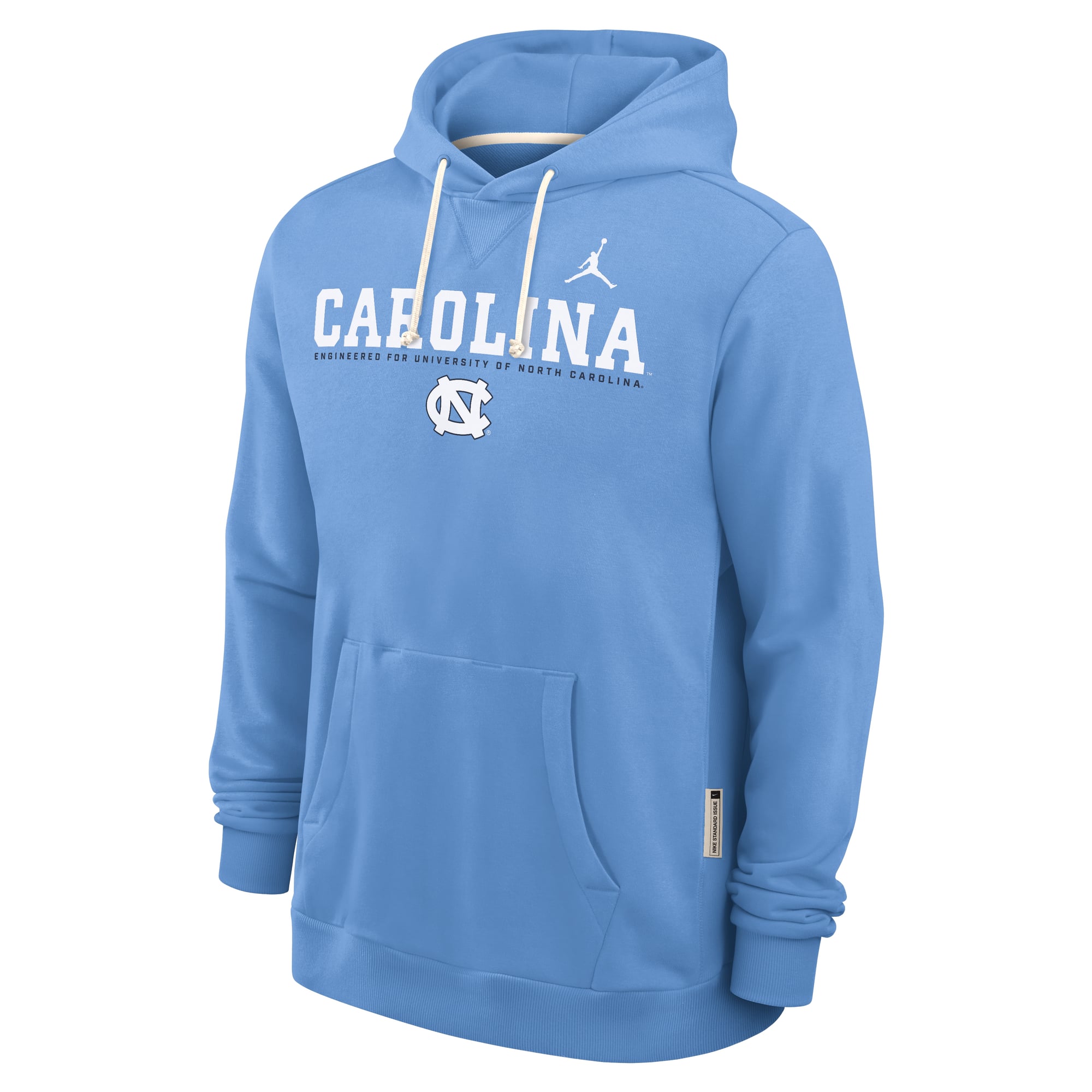 Sweat à capuche Jordan Brand bleu marine pour homme, édition 2025 des Tar Heels de Caroline du Nord, Standard Issue Dri-FIT