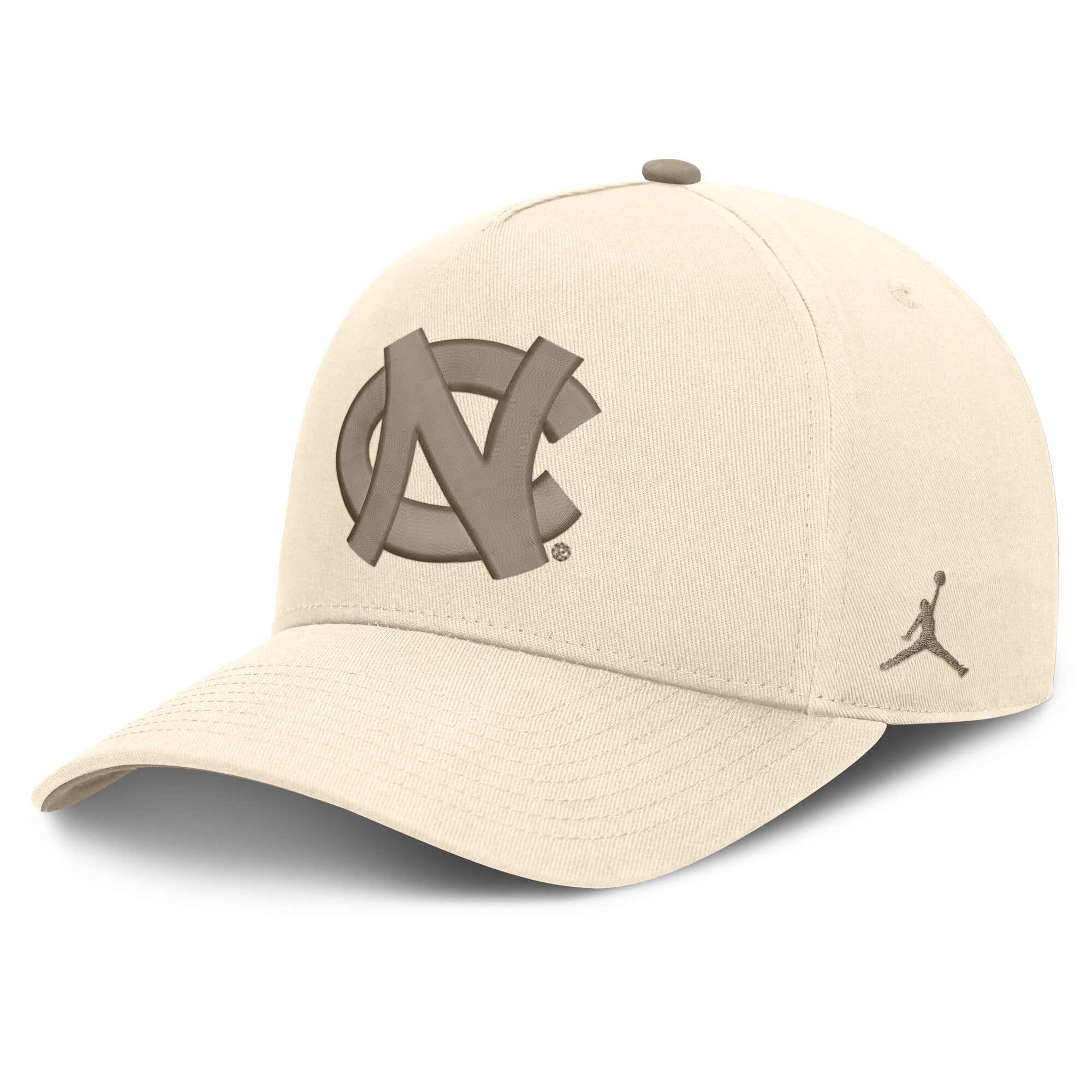 Casquette ajustable Jordan Brand Natural North Carolina Tar Heels Rise pour homme
