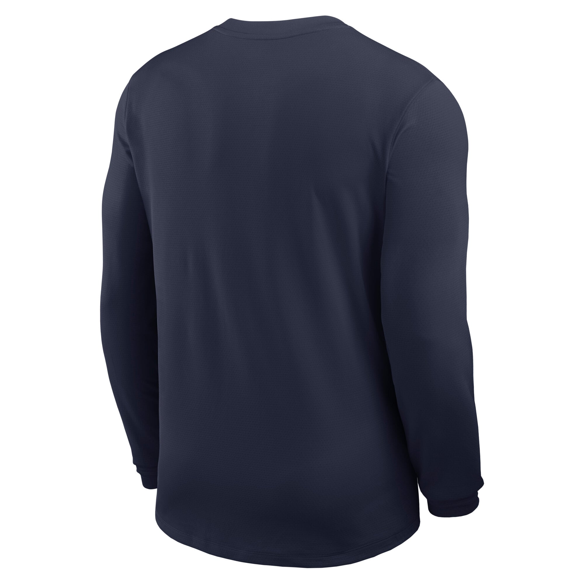 Men's Jordan Brand Navy North Carolina Tar Heels 2025 Sideline Coach UV Dri-FIT Long Sleeve Shirt