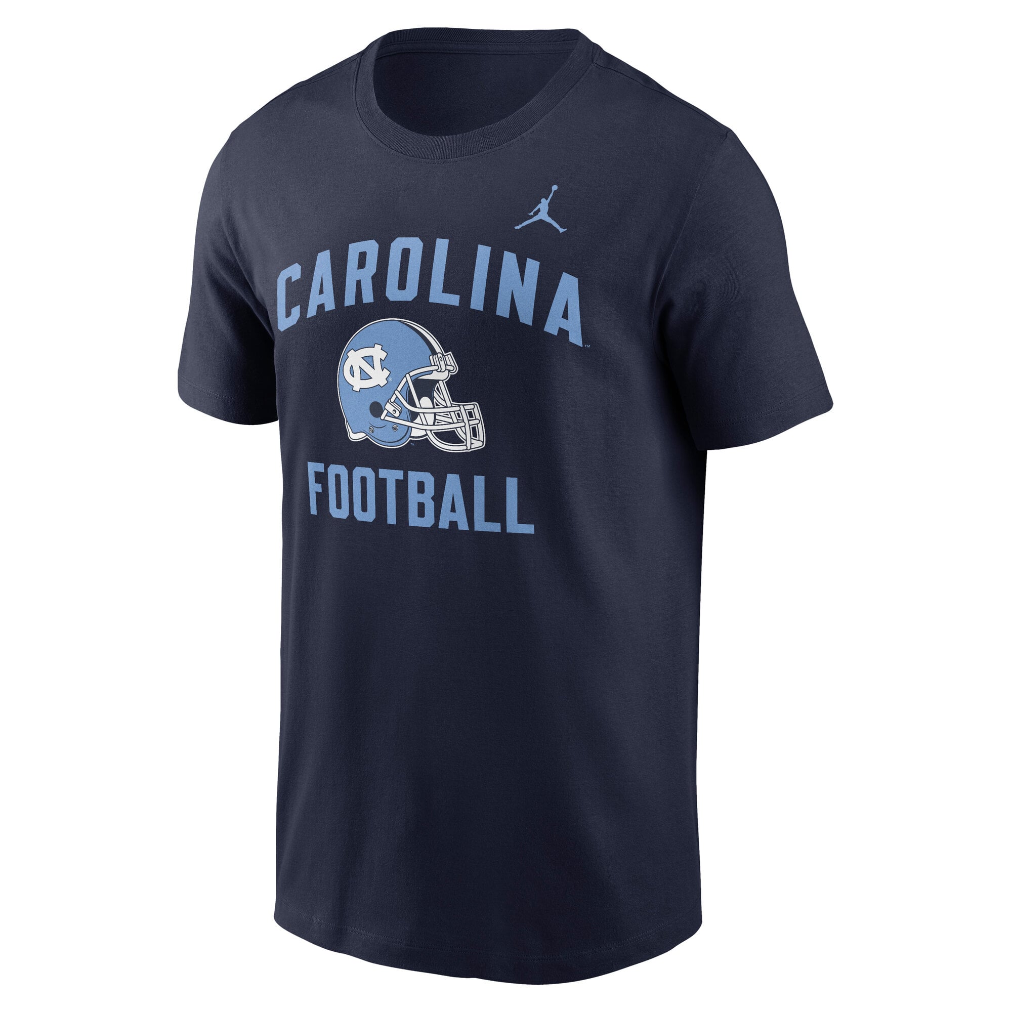 T-shirt homme Jordan Brand bleu marine North Carolina Tar Heels Campus Football Helmet