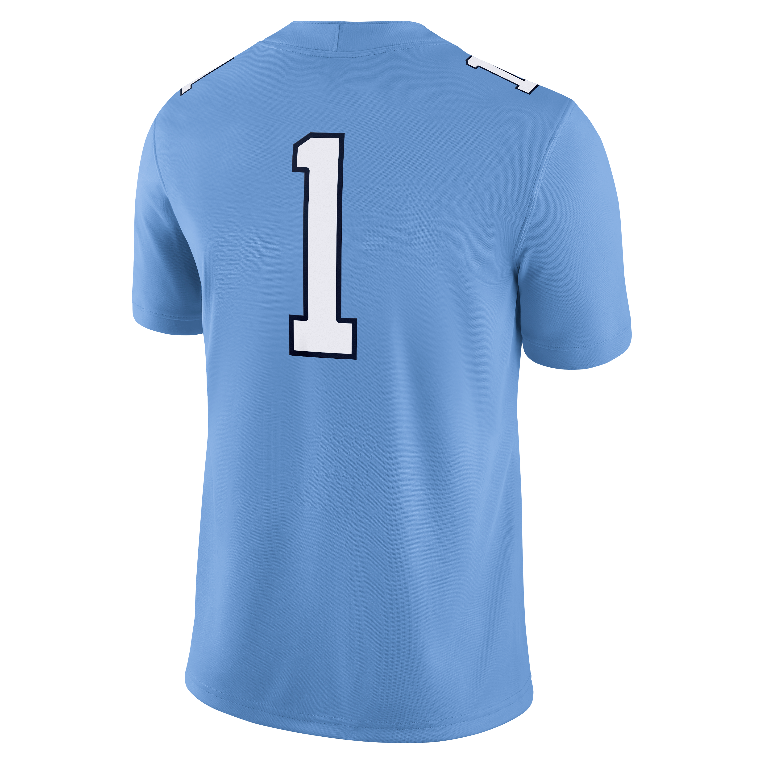 Maillot de football américain alternatif Jordan Brand n° 1 bleu Caroline des Tar Heels du Nord pour homme