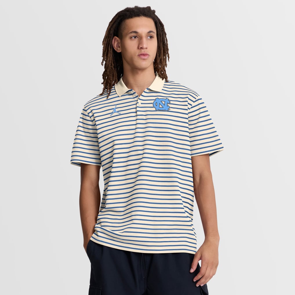 Men's Jordan Brand Tan/Carolina Blue North Carolina Tar Heels Primary ...