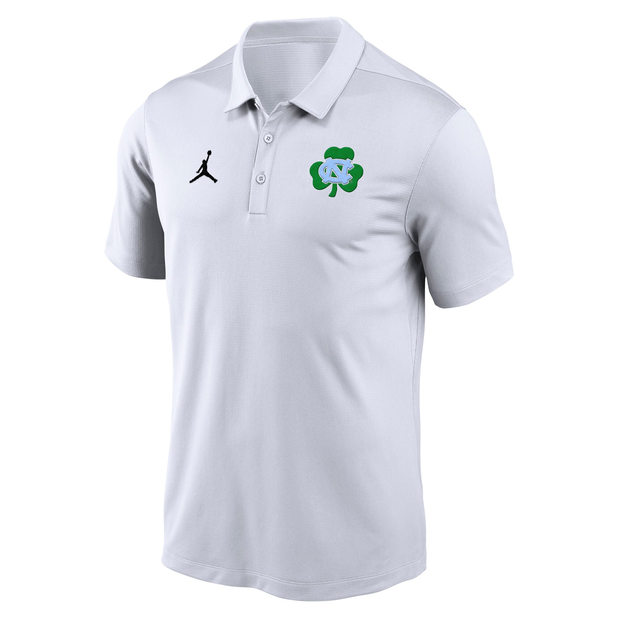 Polo Jordan Brand blanc pour homme, North Carolina Tar Heels 2026 Aer Lingus College Football Classic Dri-FIT Victory