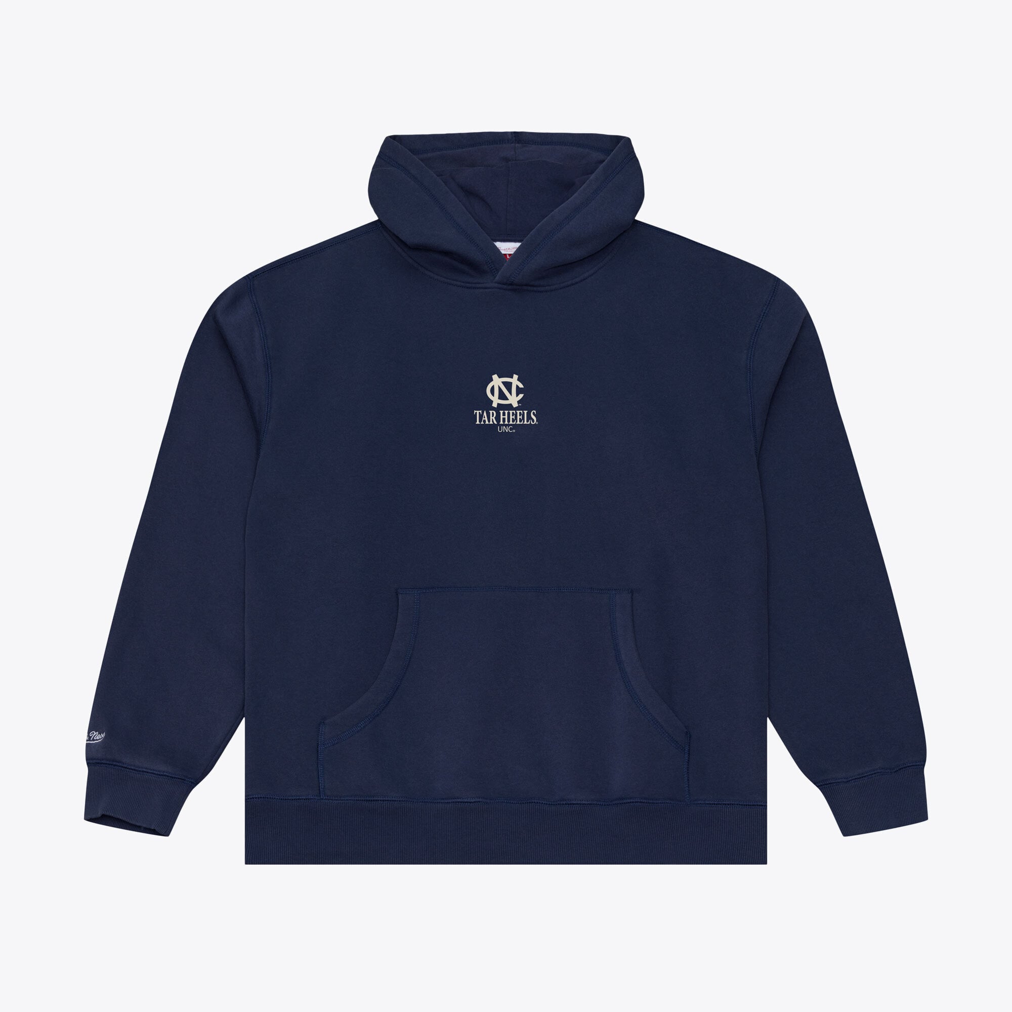 Men's Mitchell & Ness Navy North Carolina Tar Heels Core Icon Fleece Hoodie