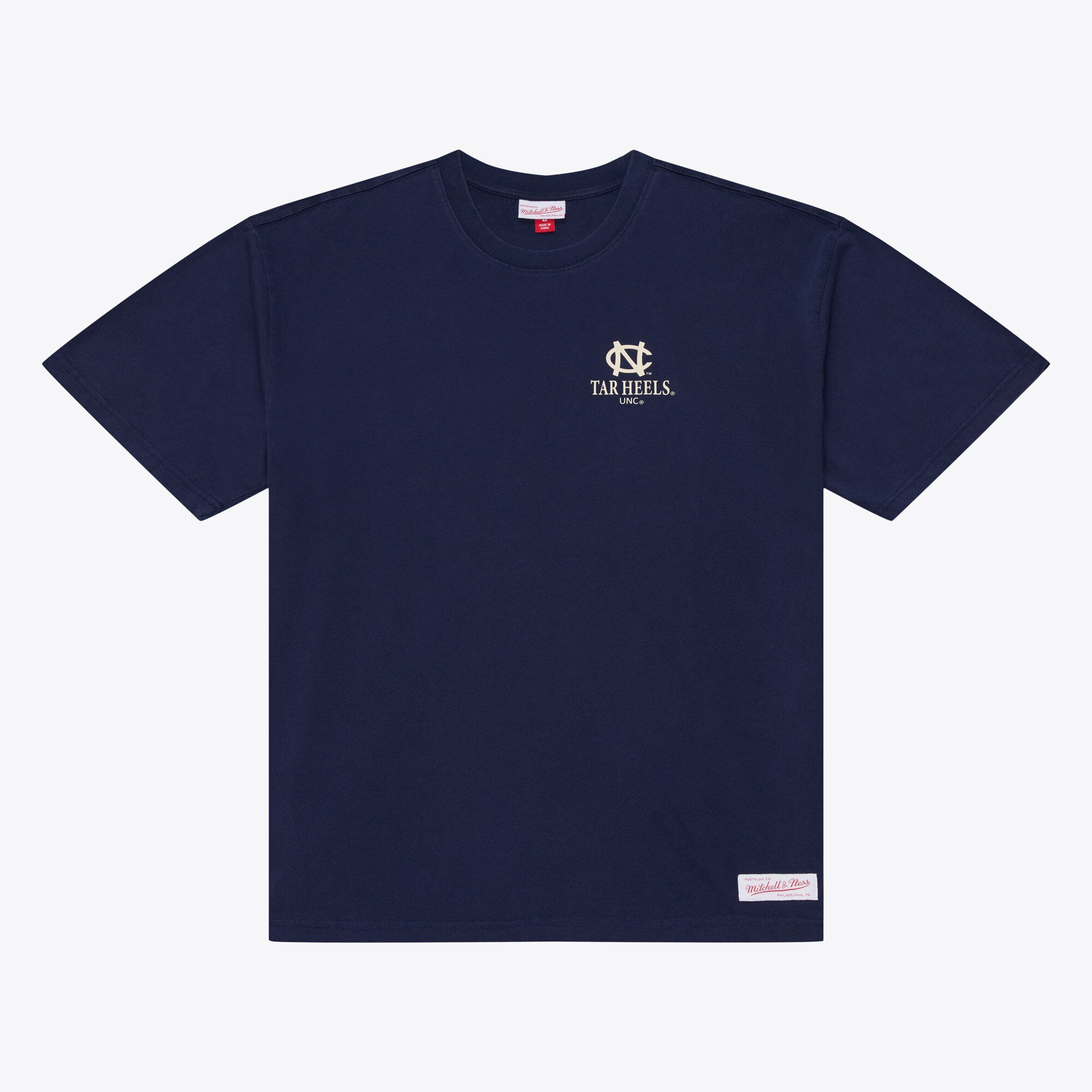 Men's  Mitchell & Ness Navy North Carolina Tar Heels Core Icon T-Shirt