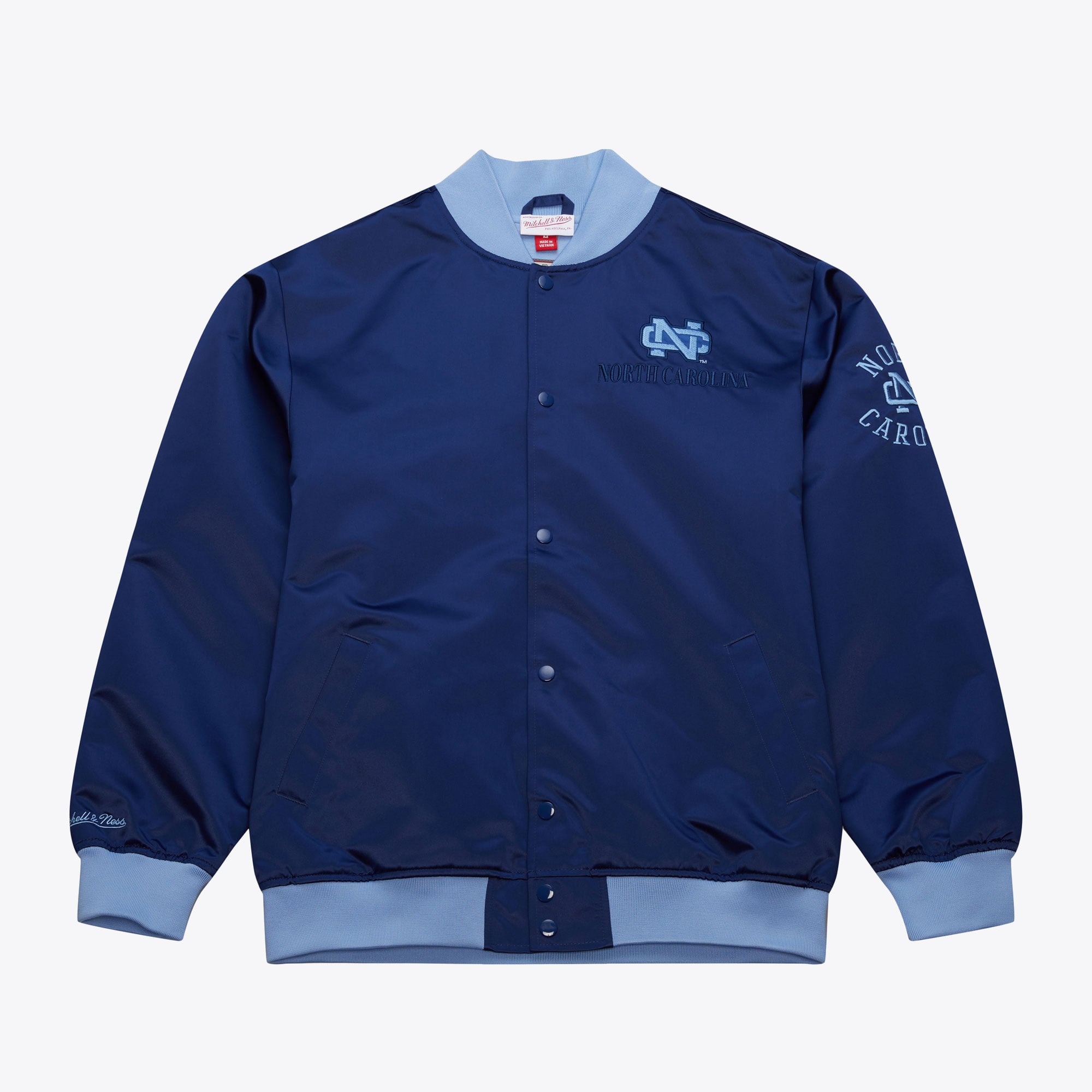 North Carolina jacket majestic Carolina North Majestic Spellout 