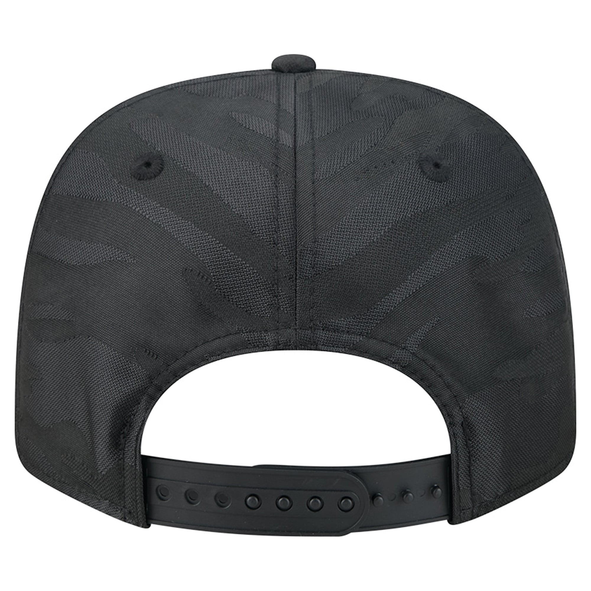 Casquette ajustable New Era 9SEVENTY noire pour homme, motif camouflage perforé des Tar Heels de Caroline du Nord