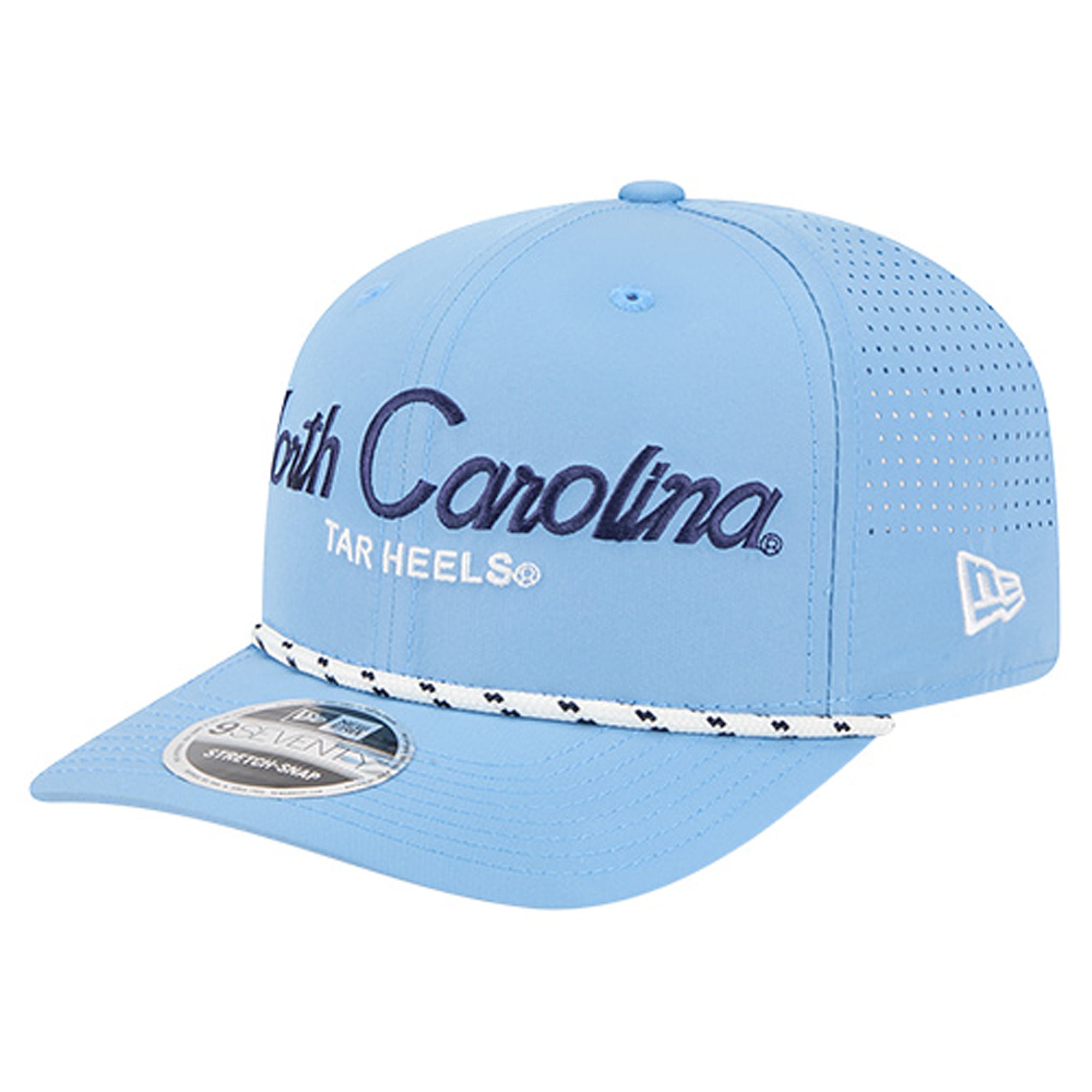 Men's New Era Carolina Blue North Carolina Tar Heels Script Performance ...
