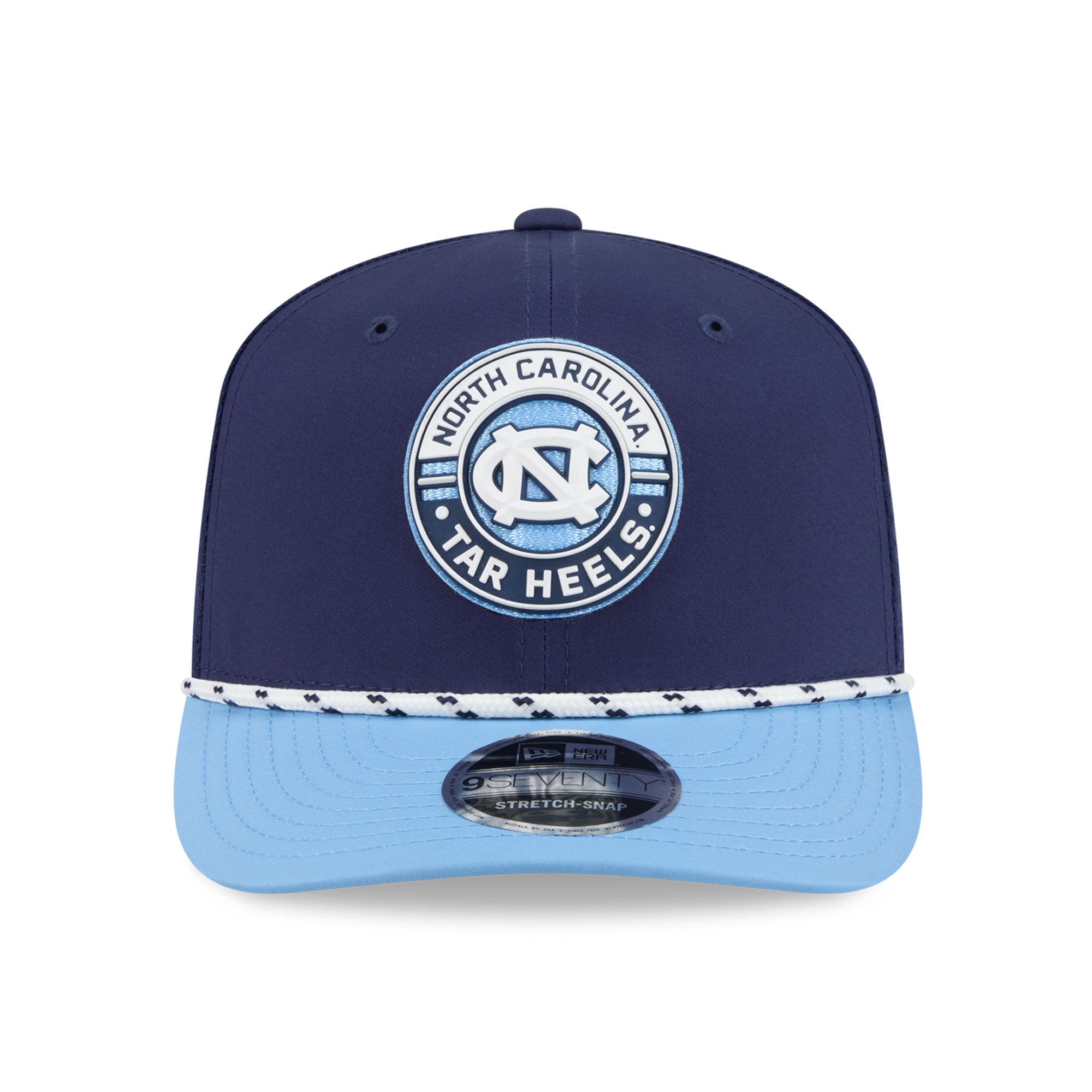 Men's New Era Navy North Carolina Tar Heels Rope 9SEVENTY Adjustable Hat