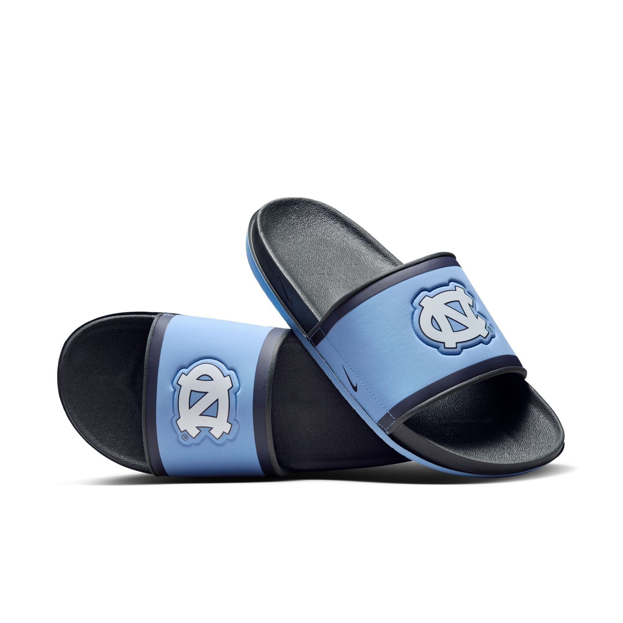 Mens NIKE blue North Carolina Tar Heels Offcourt Slides 24