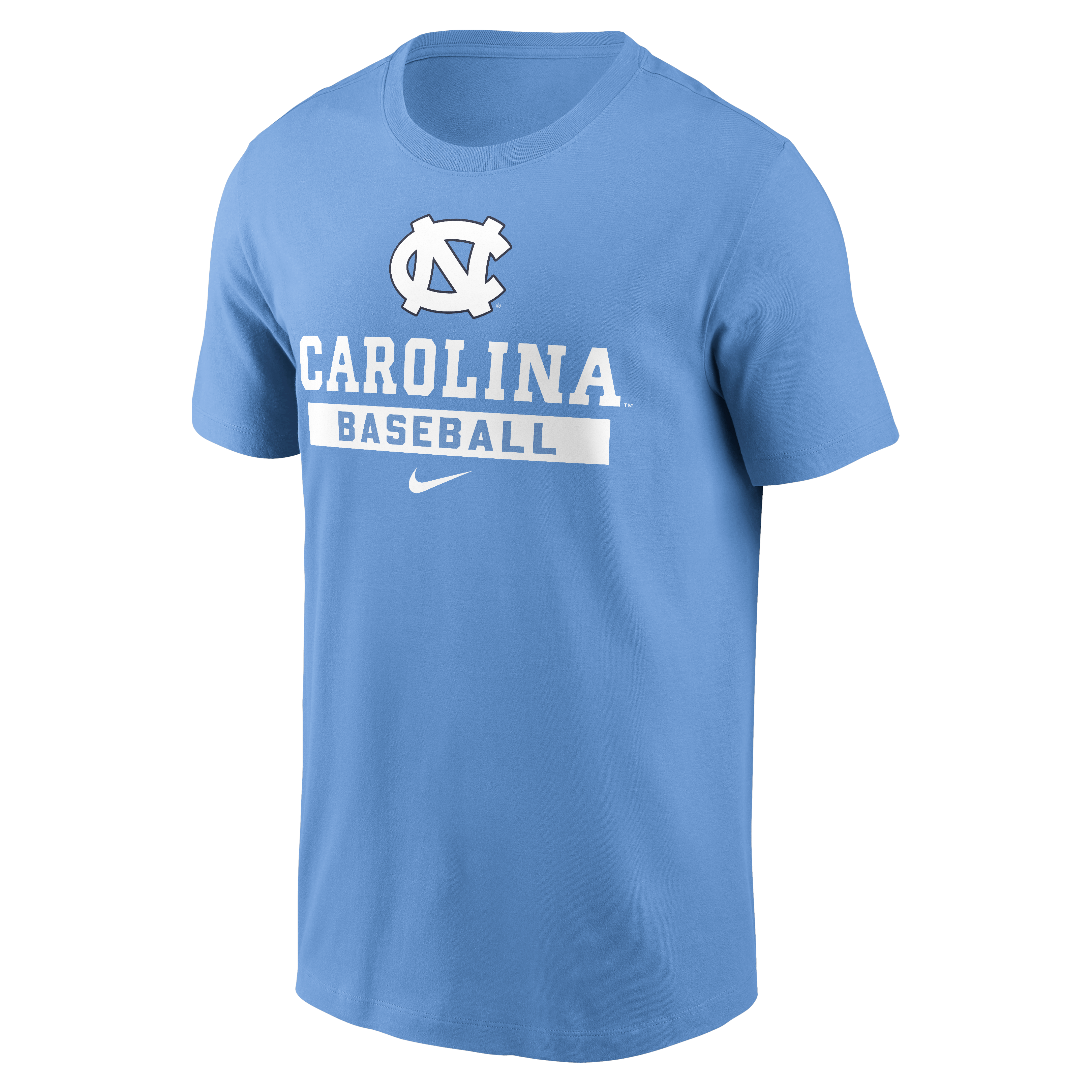 Men's Nike Carolina Blue North Tar Heels Baseball T-Shirt