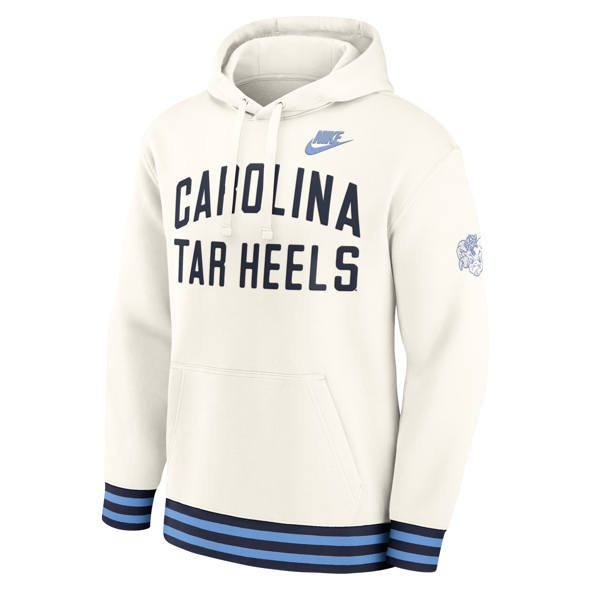 Men's Nike Cream North Carolina Tar Heels Legacy Retro Pullover Hoodie