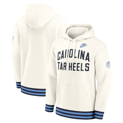  North Carolina Tar Heels Nike Legacy Retro Pullover Hoodie - Cream