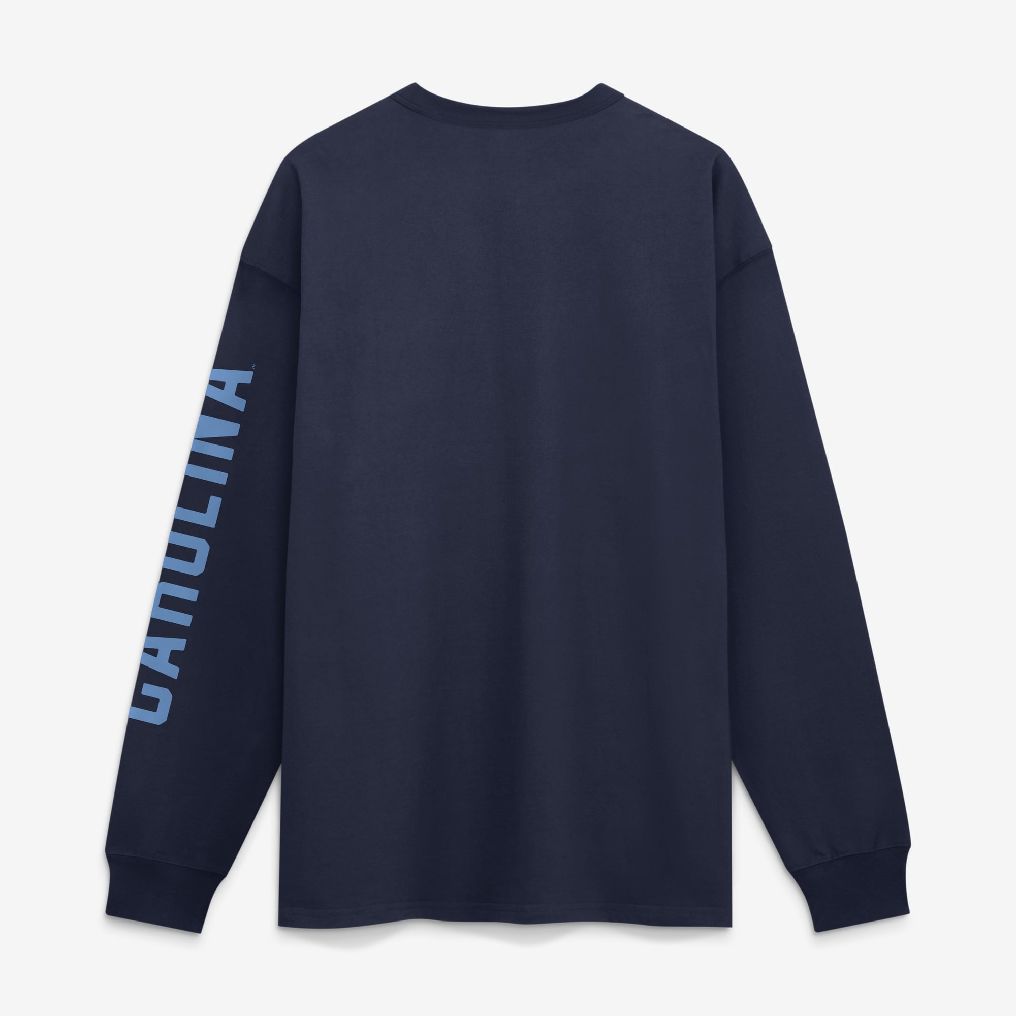 T-shirt à manches longues Nike Max 90 Legacy Multi Graphic pour homme, bleu marine, North Carolina Tar Heels