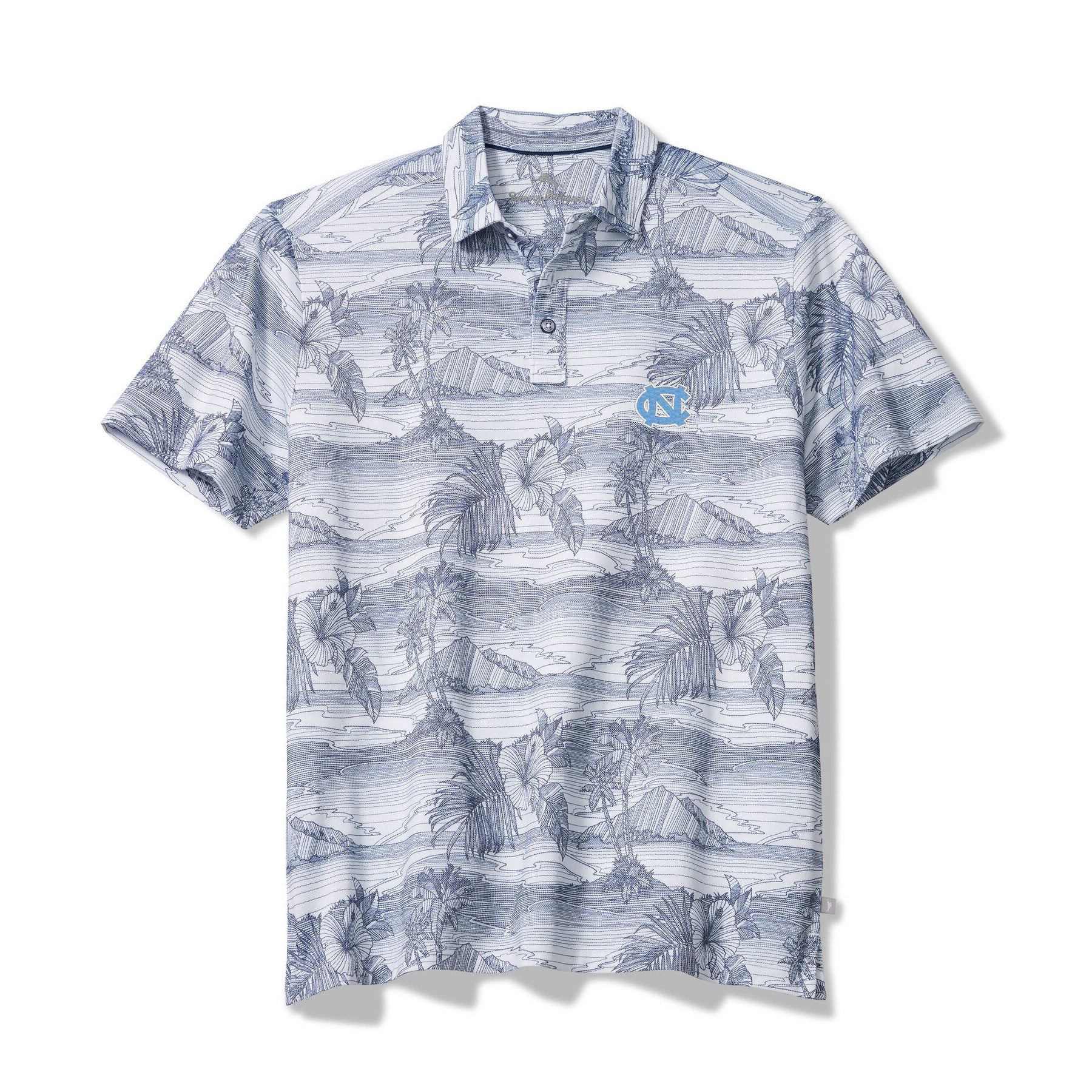 Men's Tommy Bahama Navy North Carolina Tar Heels Corsica Coast IslandZone Polo