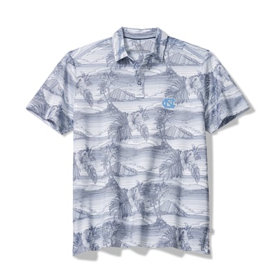 North Carolina Tar Heels Tommy Bahama Corsica Coast IslandZone Polo - Navy
