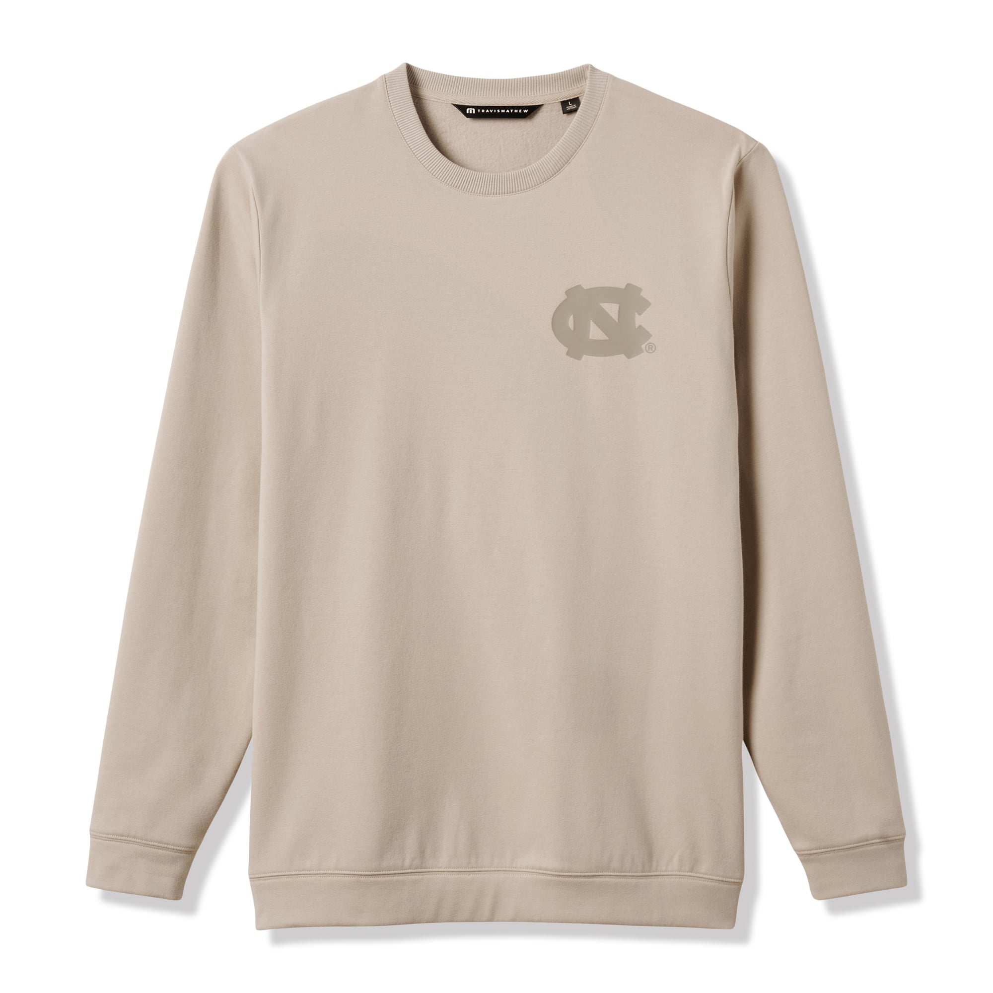 Sweat-shirt en polaire tri-blend beige TravisMathew North Carolina Tar Heels Campus Hero pour homme
