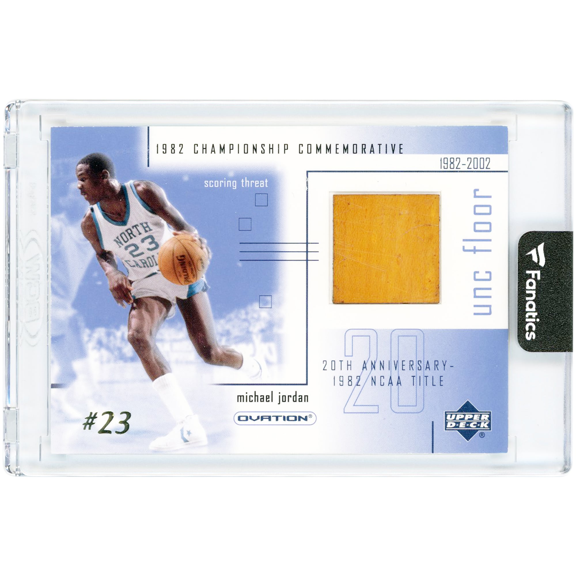 Michael Jordan North Carolina Tar Heels 2001-02 Upper Deck Ovation 