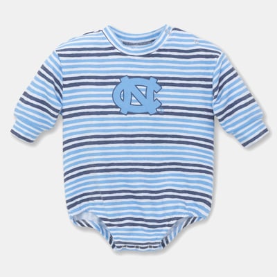 North Carolina Tar Heels ZooZatz Newborn & Infant Cozy Fleece Bodysuit - Carolina Blue