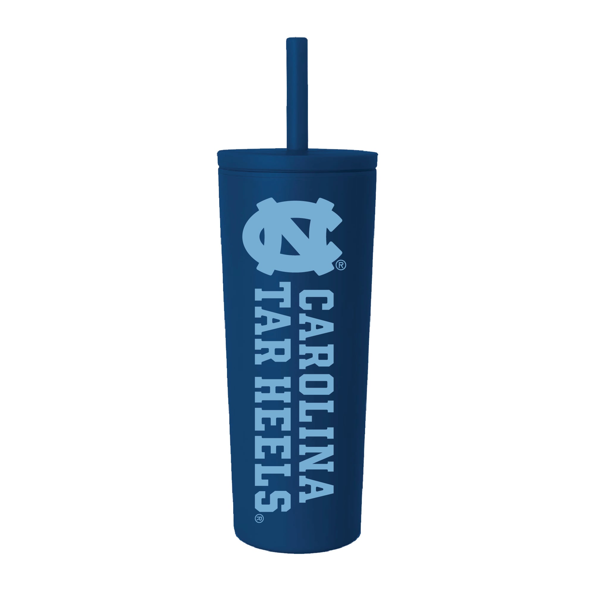 Gobelet isotherme à paille anti-déversement North Carolina Tar Heels de 710 ml (24 oz)