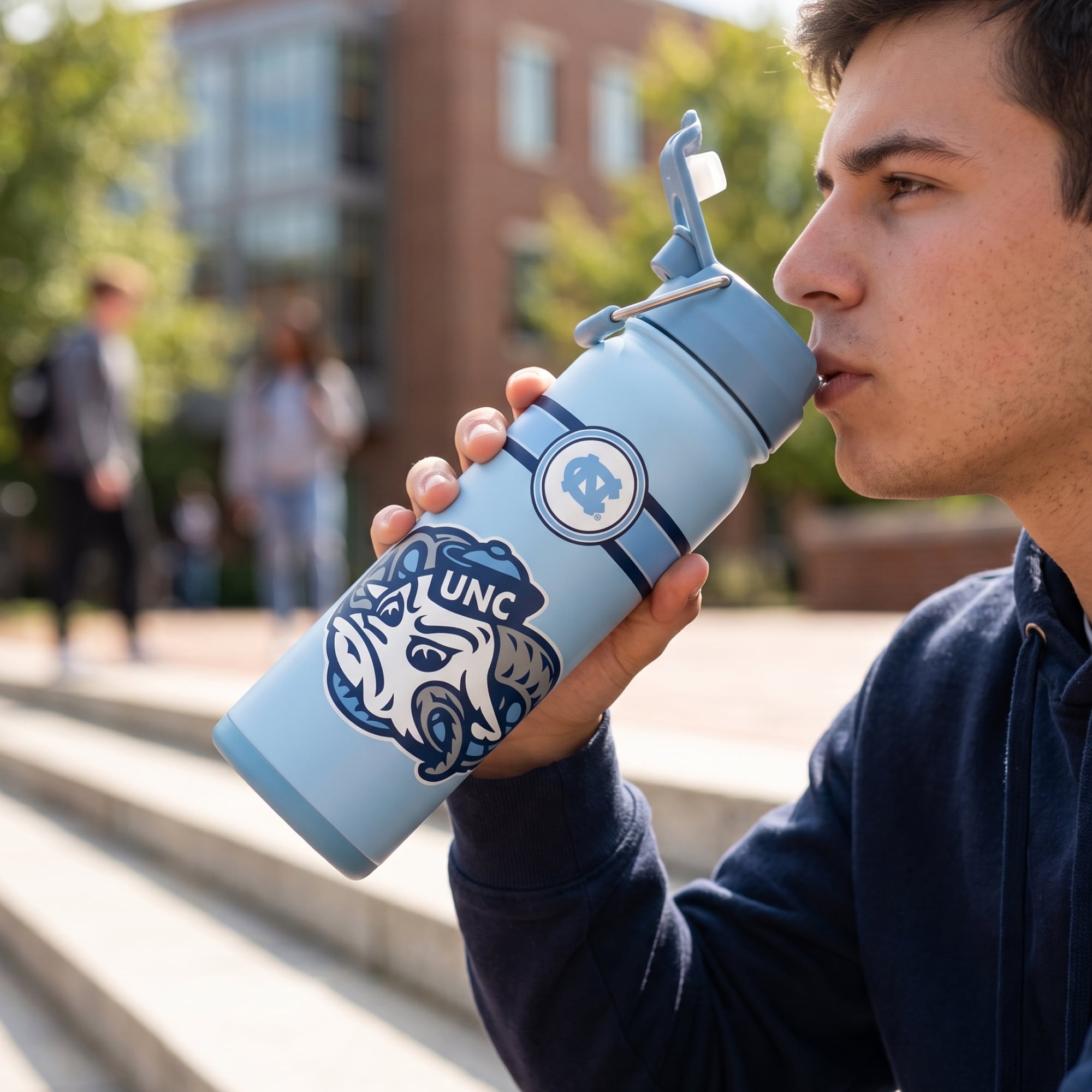 North Carolina Tar Heels 24oz. Triple Option Bottle