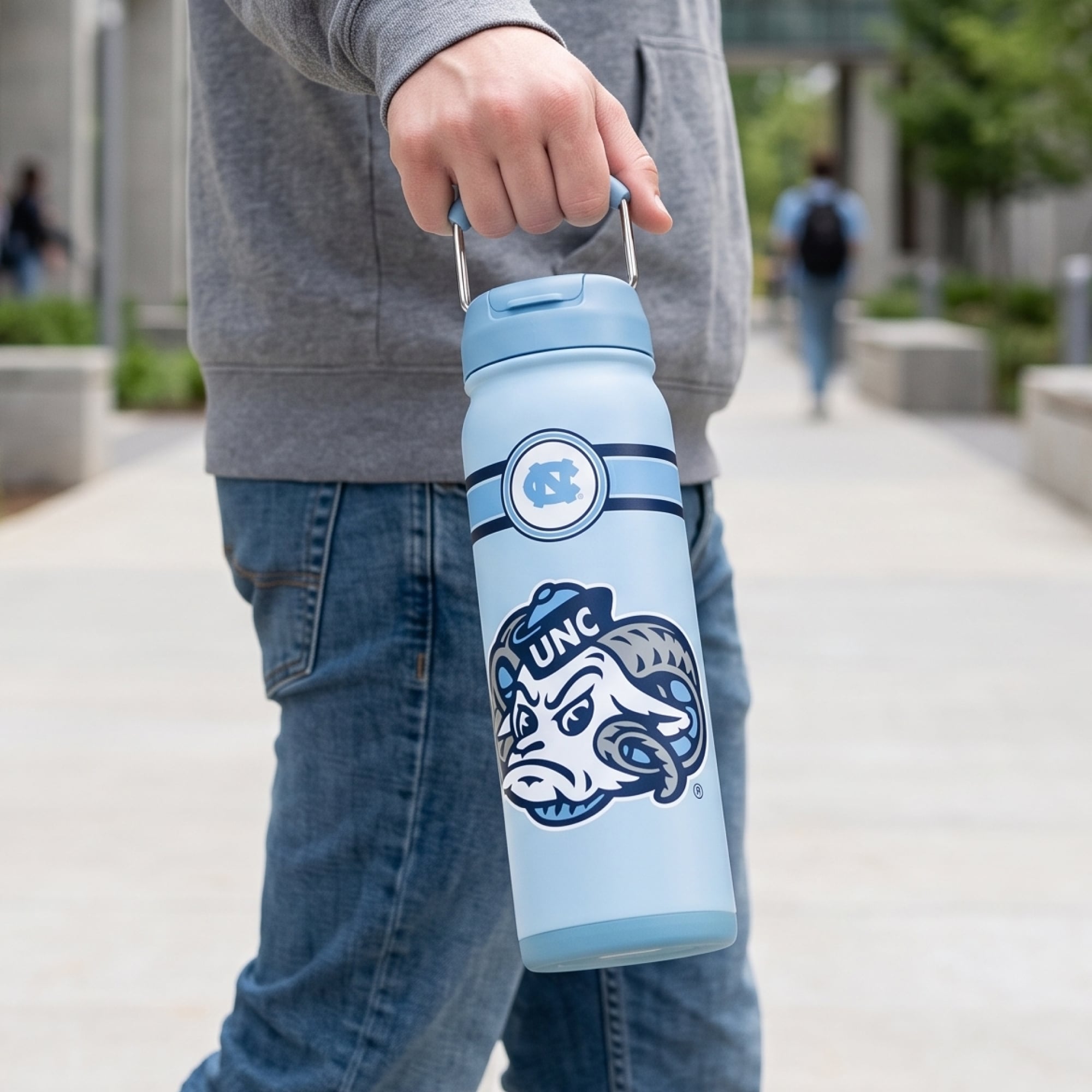North Carolina Tar Heels 24oz. Triple Option Bottle
