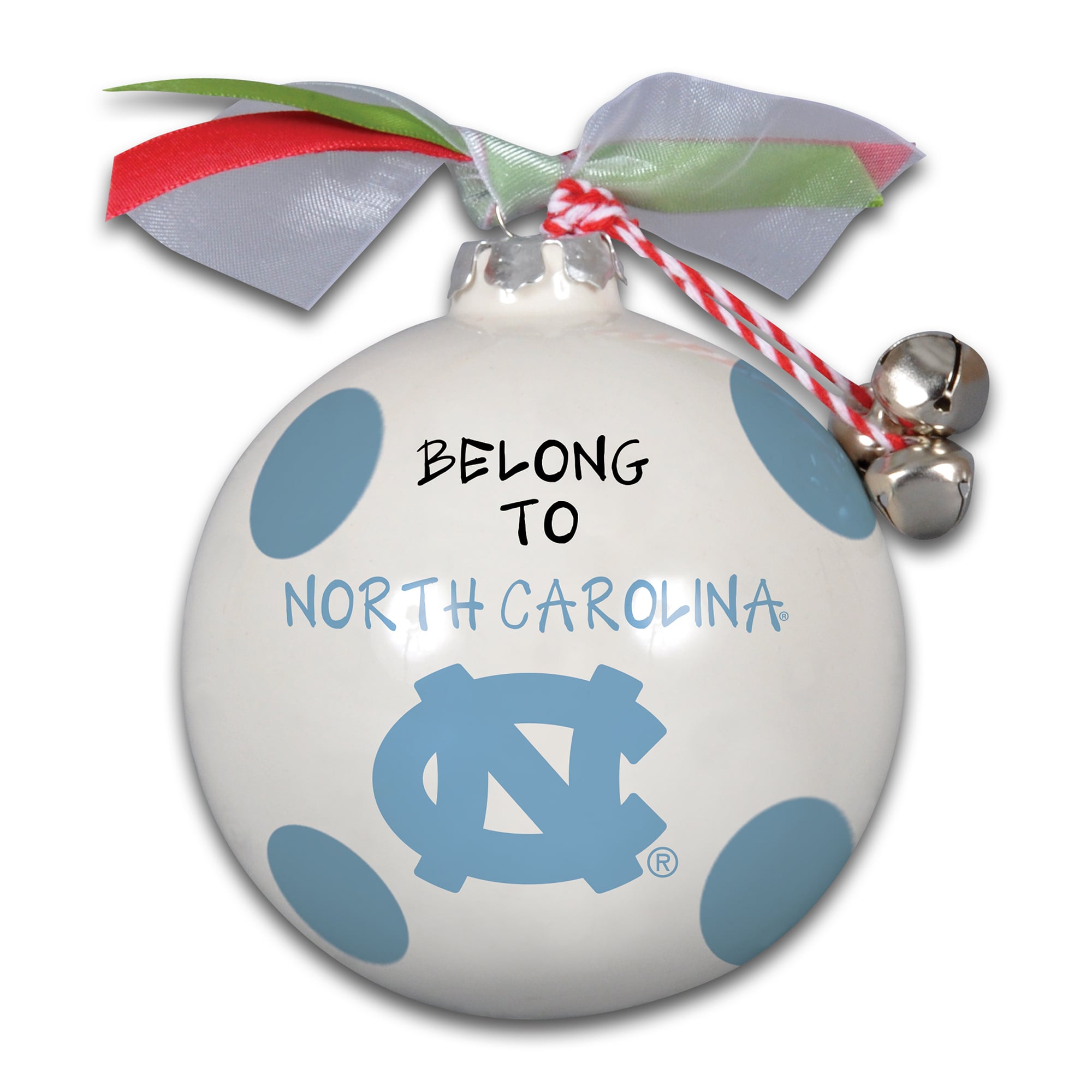 North Carolina Tar Heels Home & Hearts Ornament