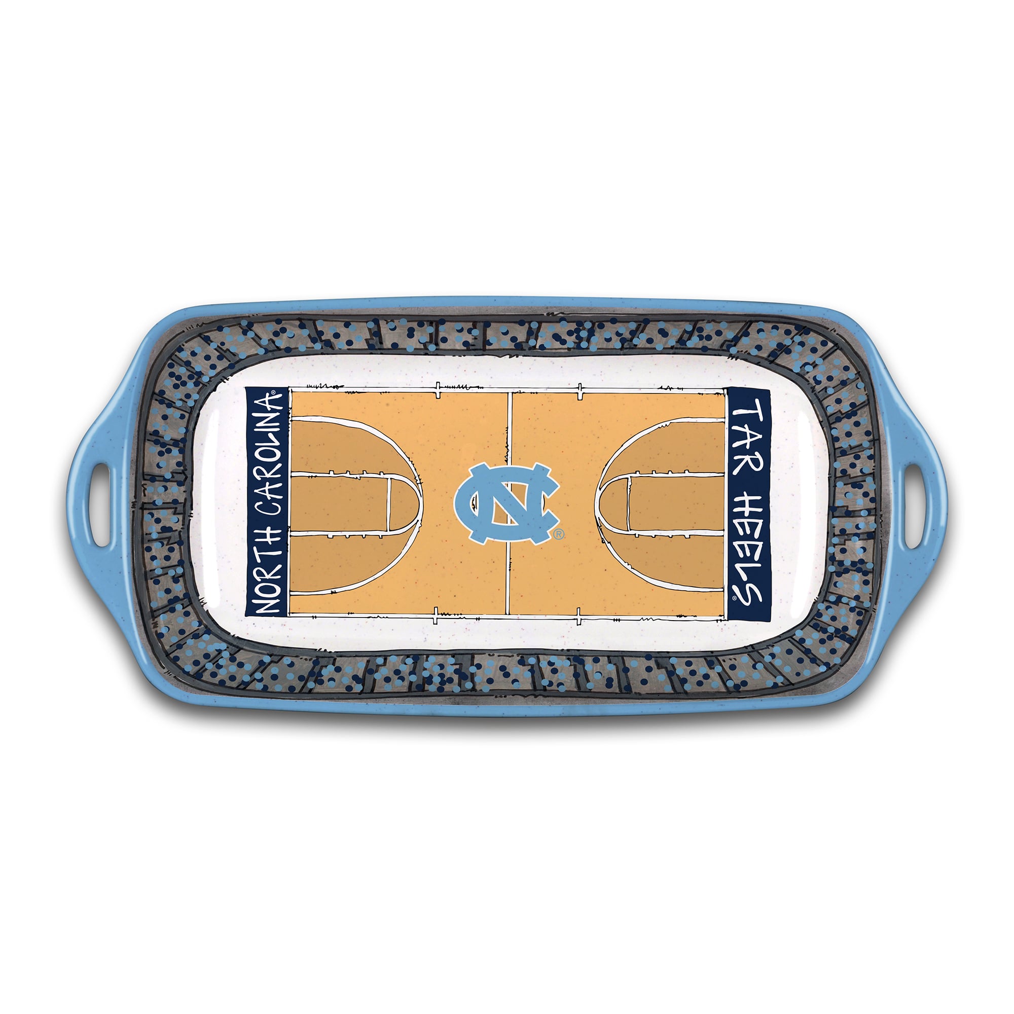 North Carolina Tar Heels Melamine Stadium Platter