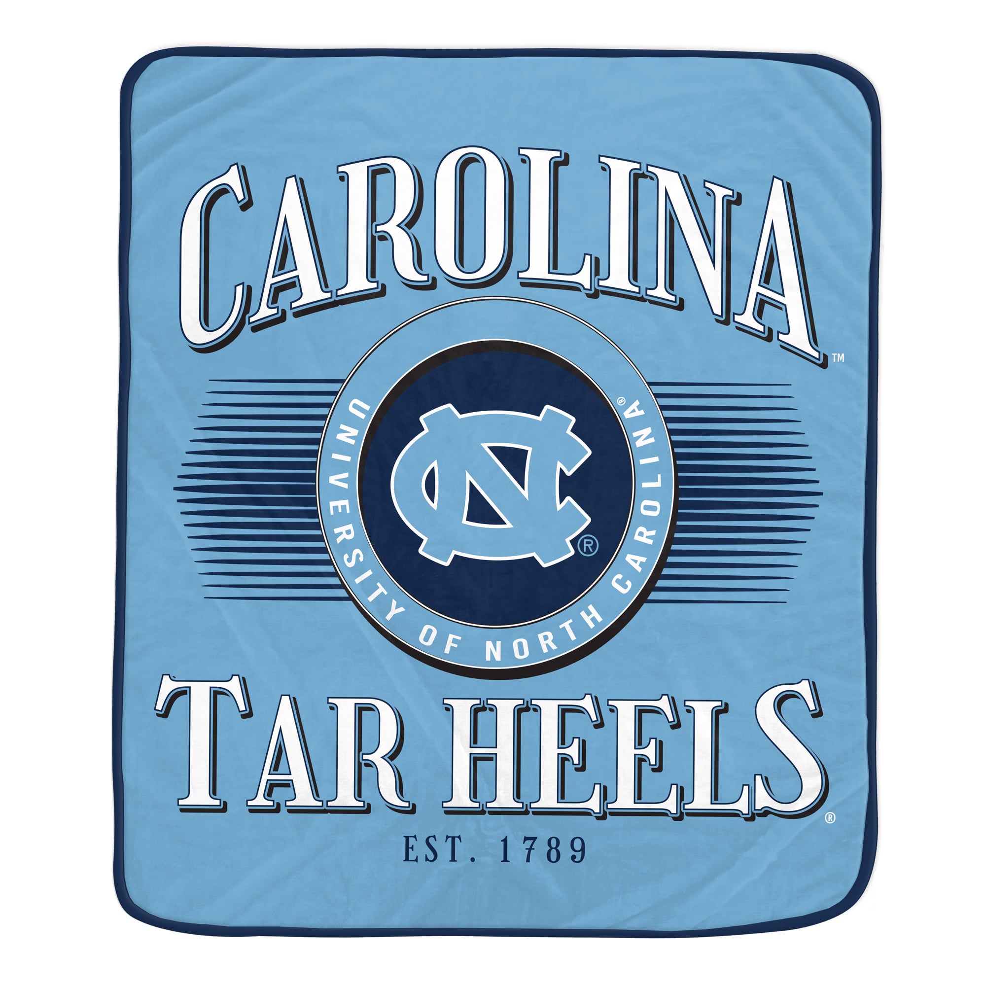 Couverture Pegasus North Carolina Tar Heels Spotlight Arch 60" x 70" ultra douce