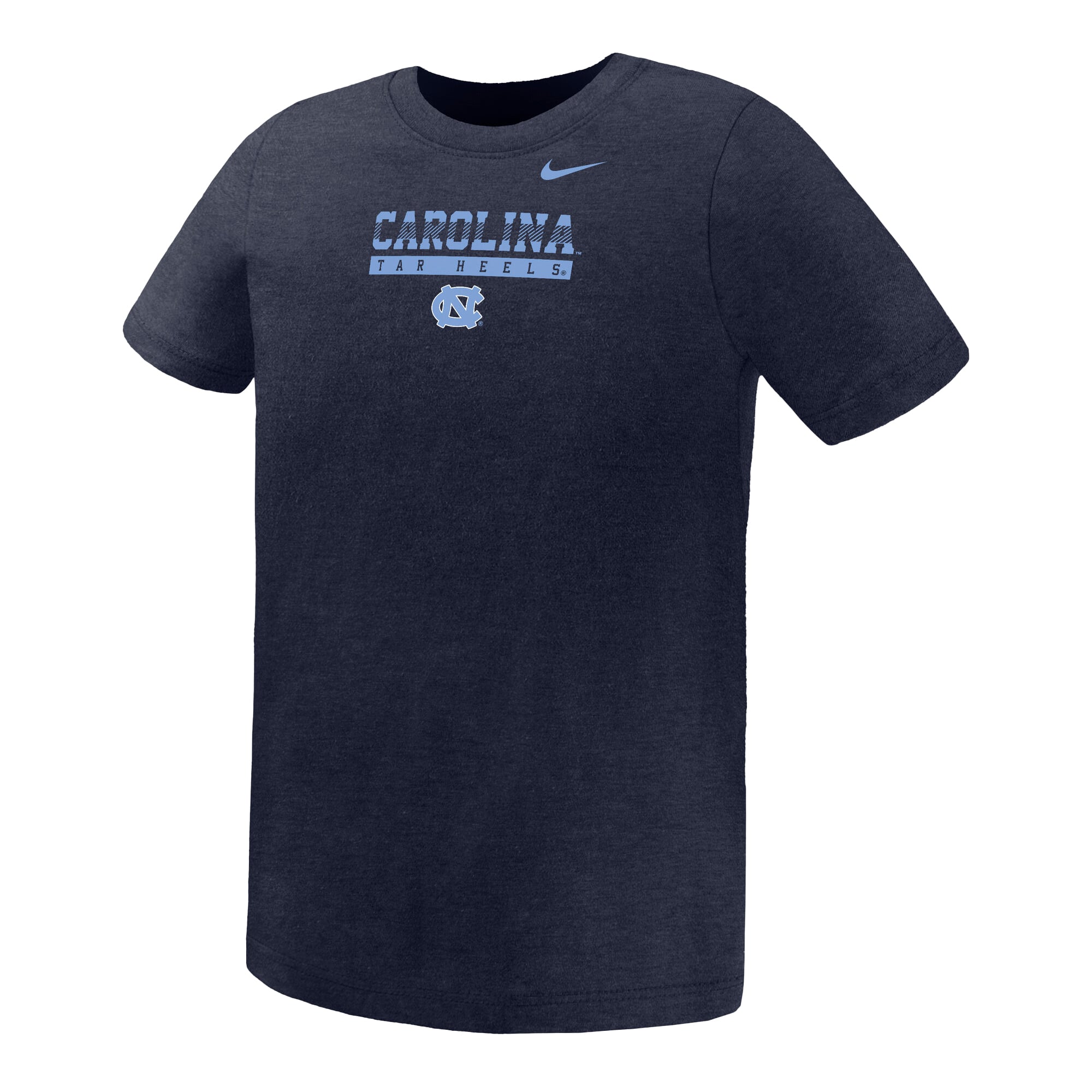 Preschool Nike Navy North Carolina Tar Heels Name Bar Legend Dri-FIT T-Shirt