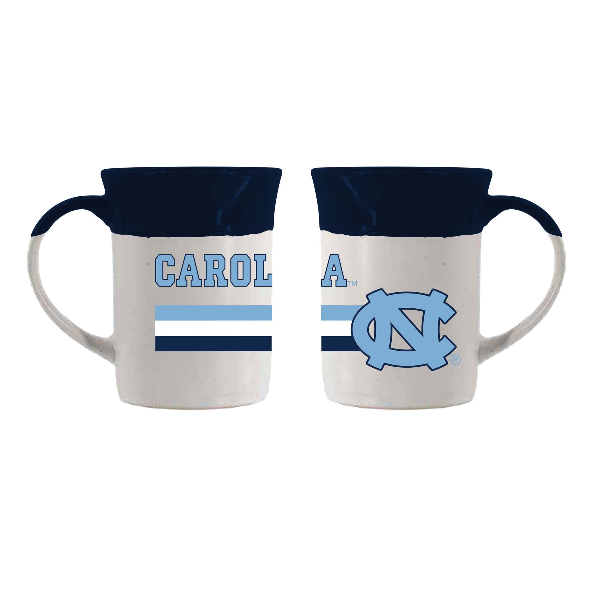 Mug en céramique mouchetée 44 cl (15 oz) The Memory Company North Carolina Tar Heels