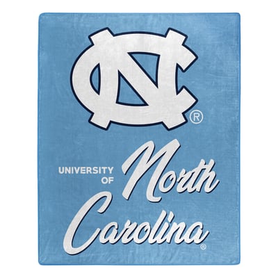  North Carolina Tar Heels The Northwest Group 50" x 60" Signature Raschel Plush Throw Blanket