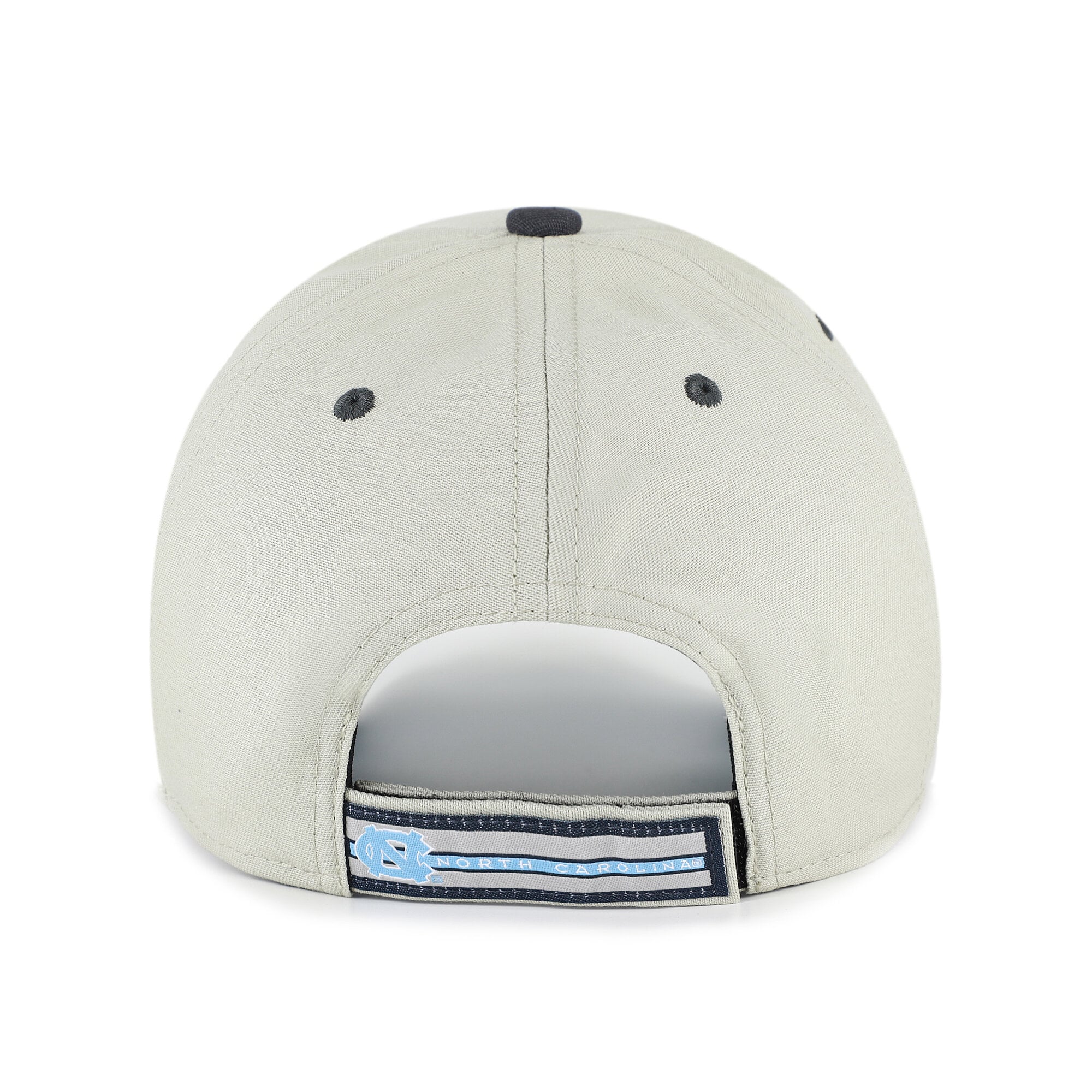 Unisex '47 Gray/Black North Carolina Tar Heels Half Block Text MVP Adjustable Hat
