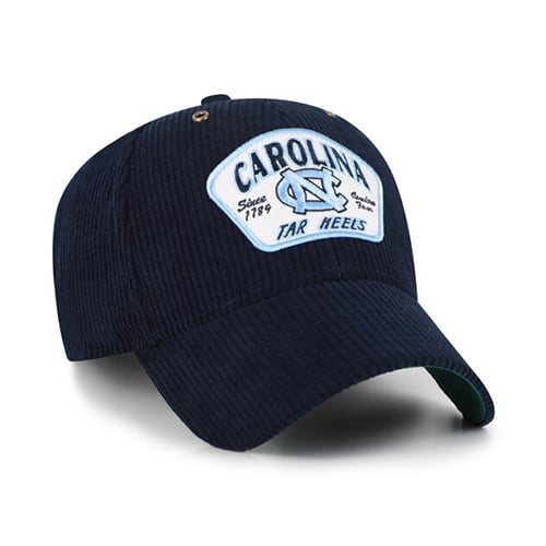 Casquette unisexe ajustable '47 Navy North Carolina Tar Heels Accordia en velours côtelé MVP