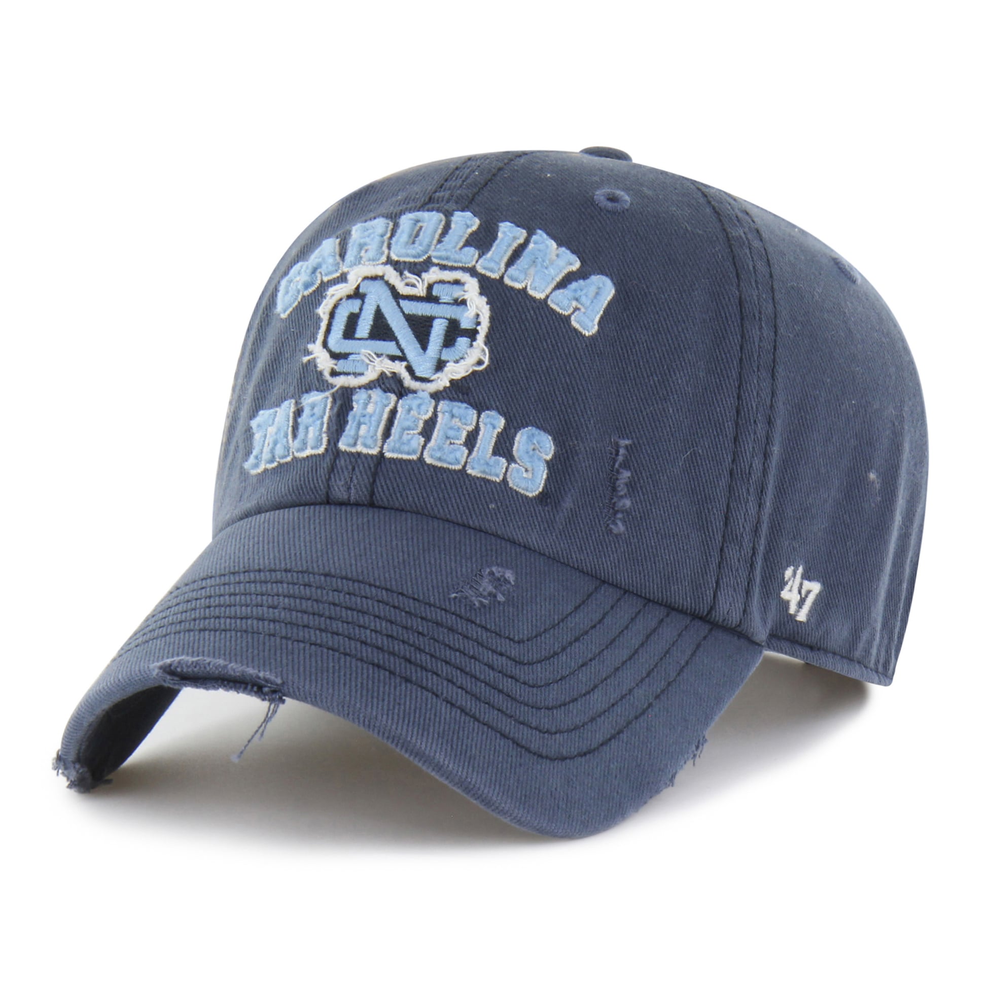 Unisex '47  Navy North Carolina Tar Heels Well-Worn Seymore Clean Up Adjustable Hat