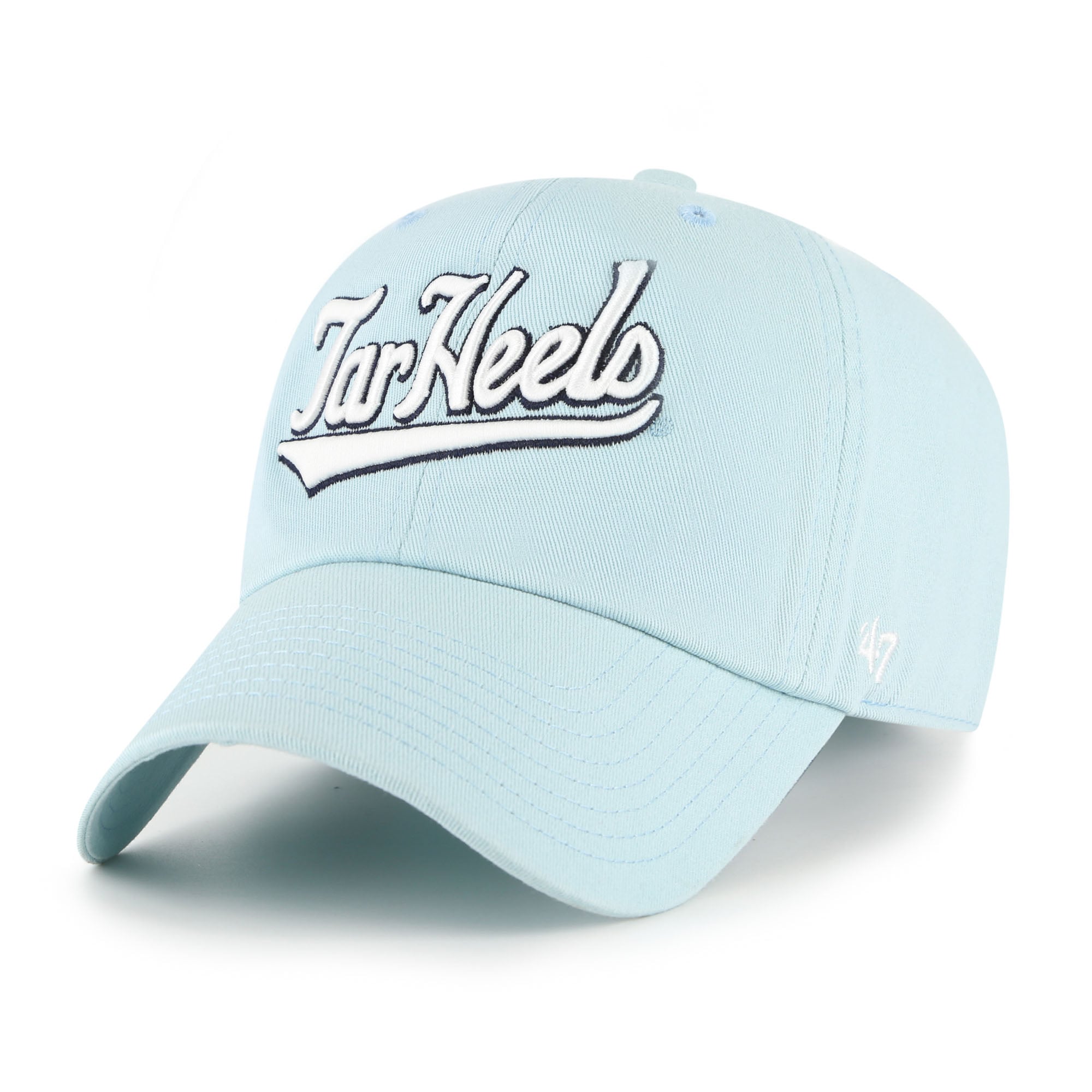 Unisex '47 North Carolina Tar Heels Light Blue Clean Up Adjustable Hat