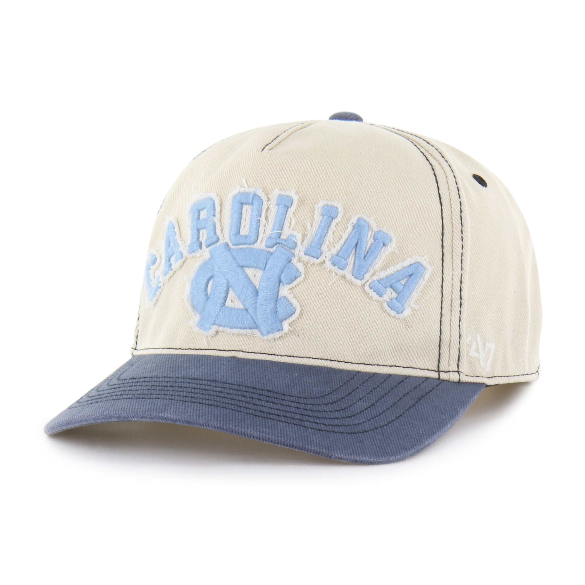 Unisex '47 Tan/Navy North Carolina Tar Heels Well-Worn Calderwood Hitch Adjustable Hat