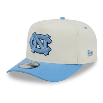 North Carolina Tar Heels New Era Unisex A-Frame 9FIFTY Snapback Hat - White/Carolina Blue