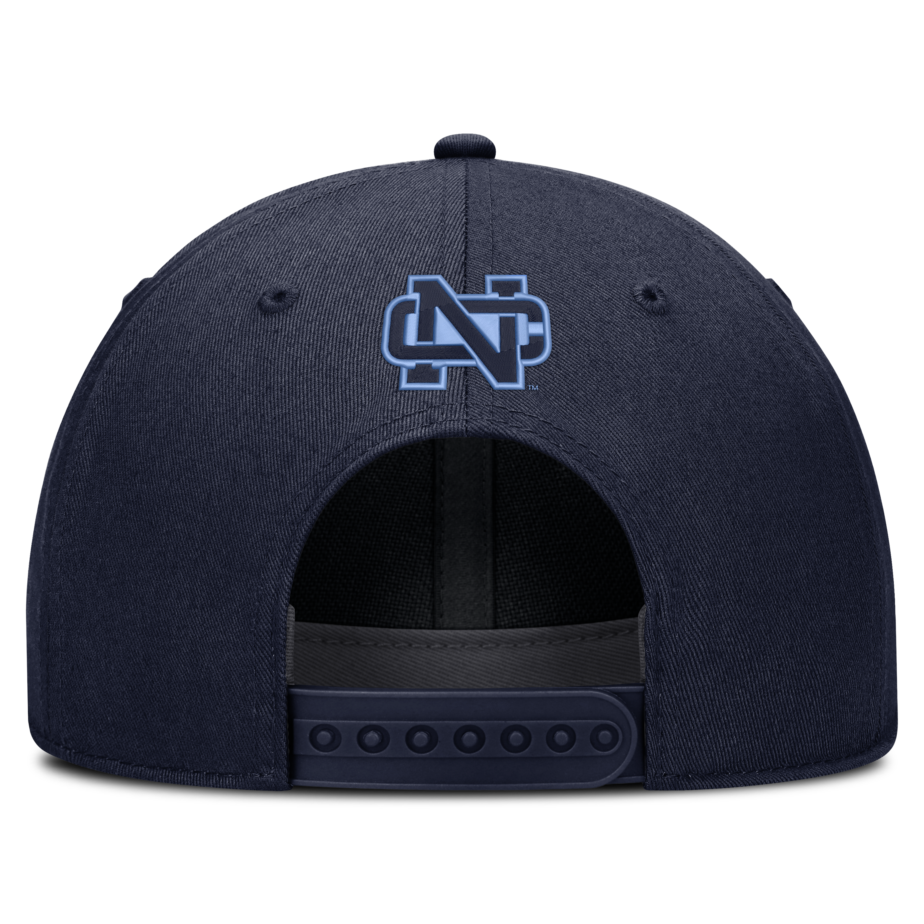 Casquette unisexe Nike bleu marine North Carolina Tar Heels Legacy Letter & Location Rise ajustable