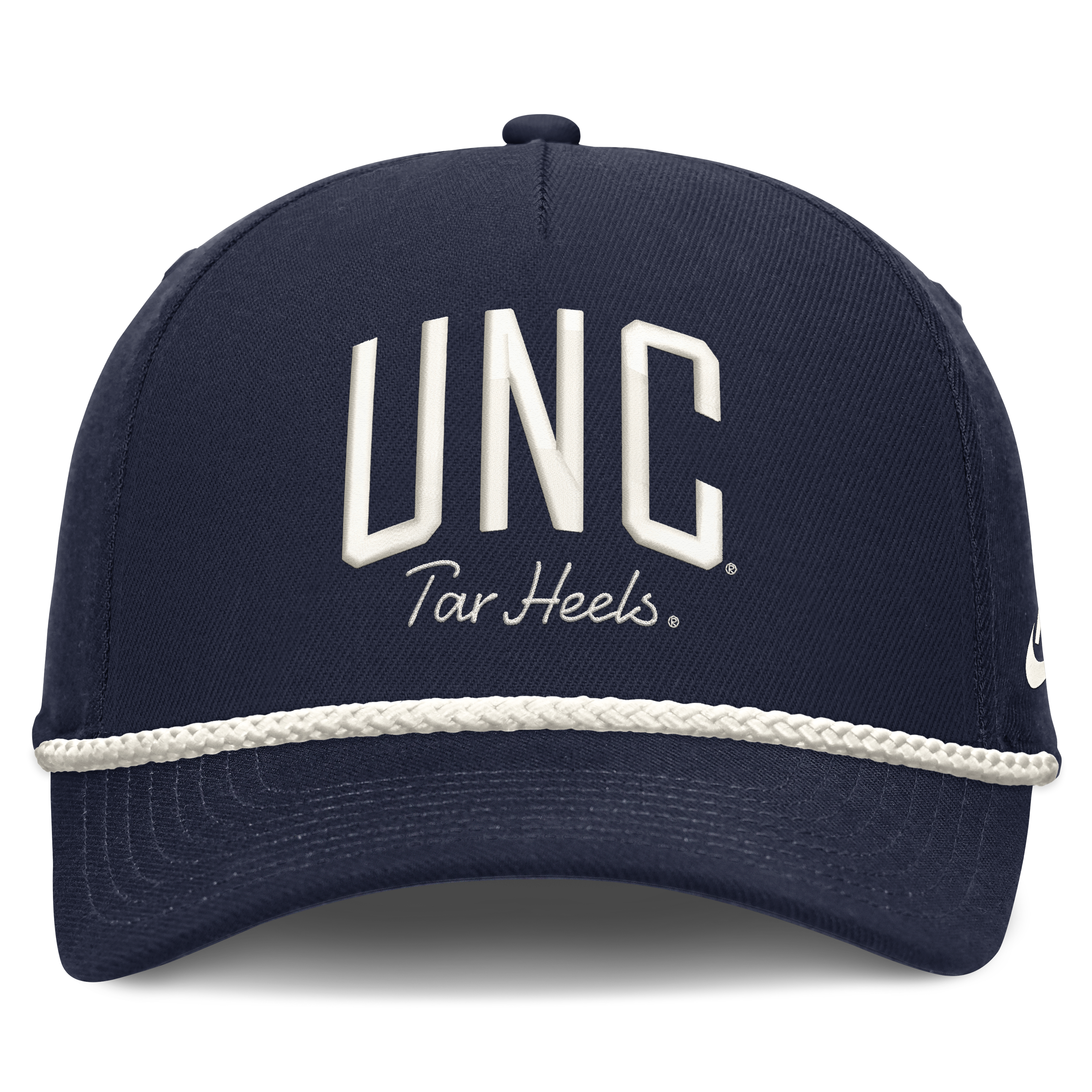 Casquette unisexe Nike bleu marine North Carolina Tar Heels à taille ajustable