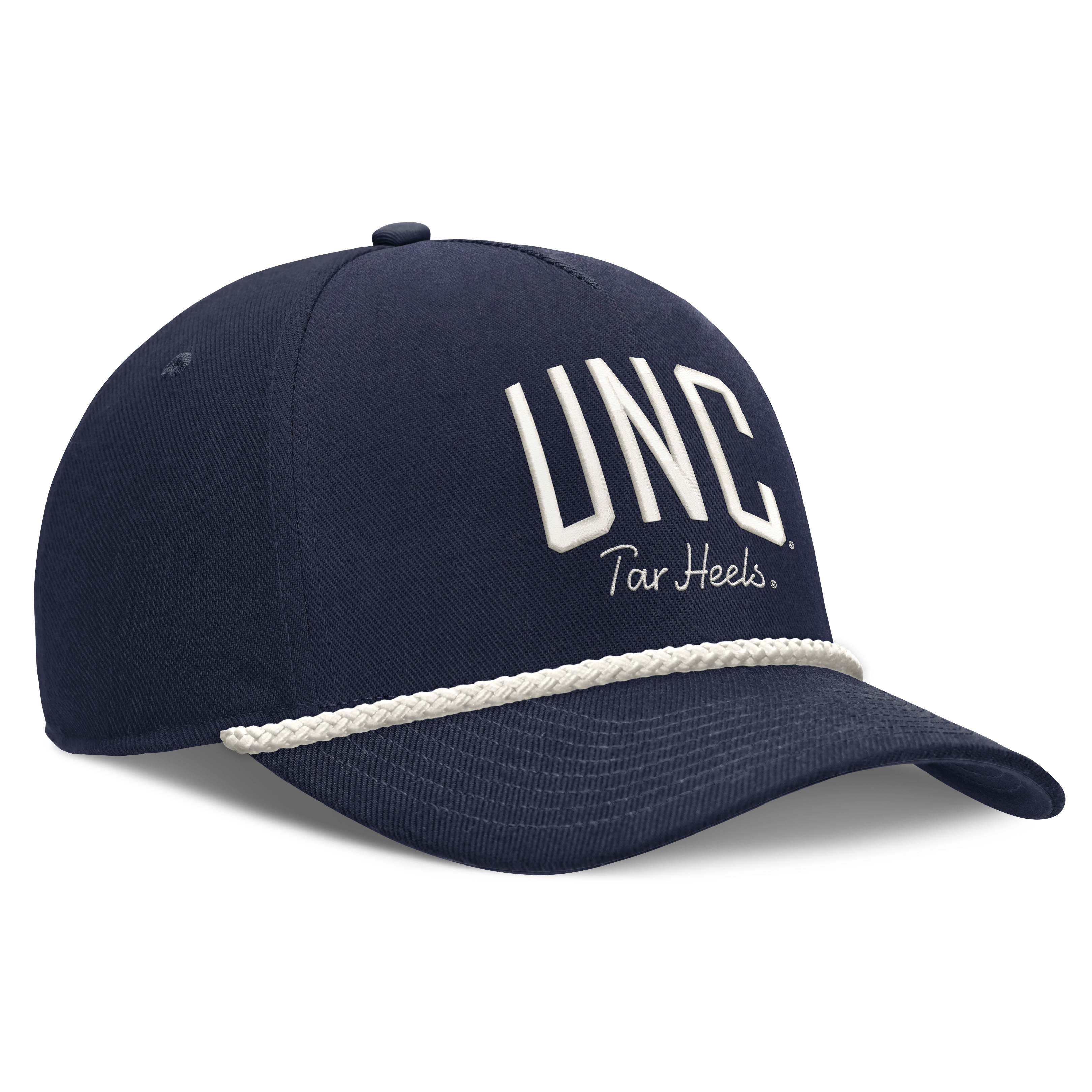 Casquette unisexe Nike bleu marine North Carolina Tar Heels à taille ajustable