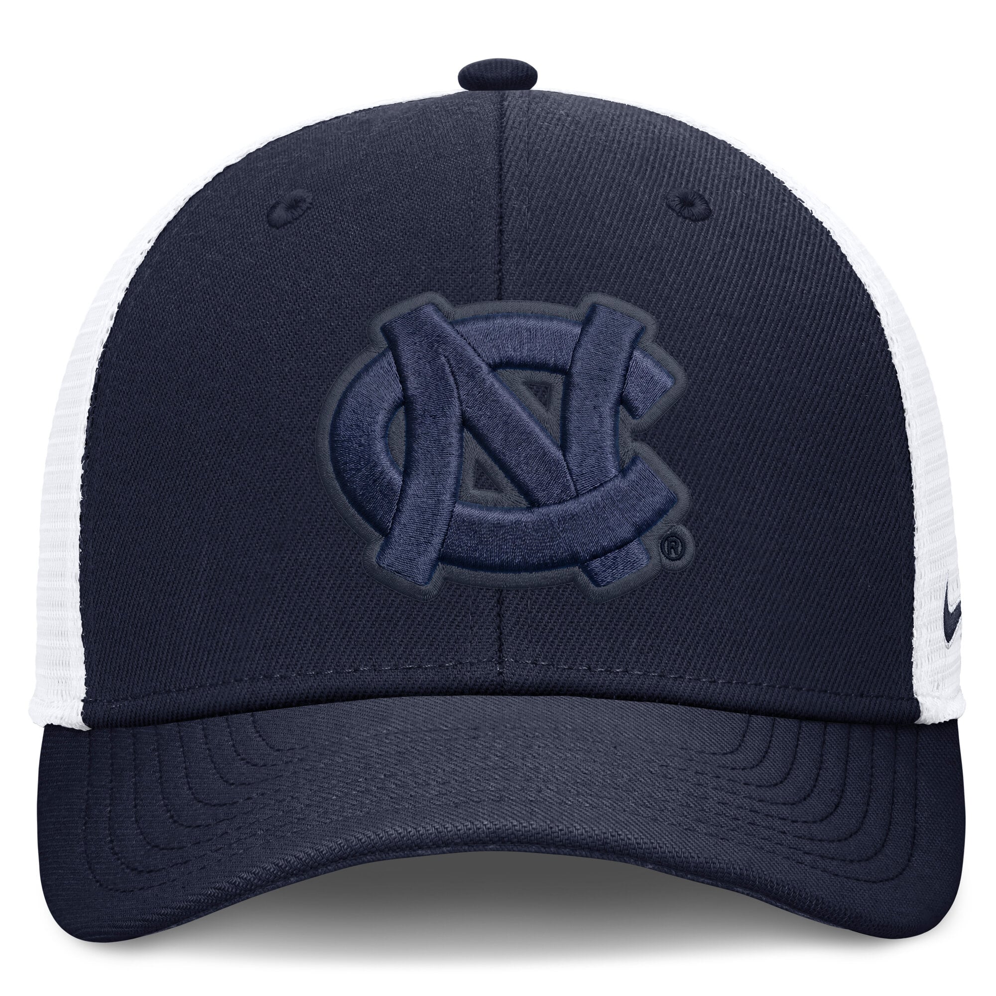 Casquette trucker unisexe Nike bleu marine North Carolina Tar Heels Tonal Dri-FIT Rise ajustable
