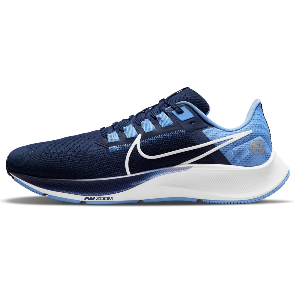 Unisex Nike Navy North Carolina Tar Heels Zoom Pegasus 38 Running Shoe