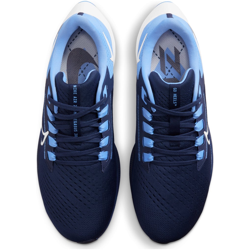 Unisex Nike Navy North Carolina Tar Heels Zoom Pegasus 38 Running Shoe