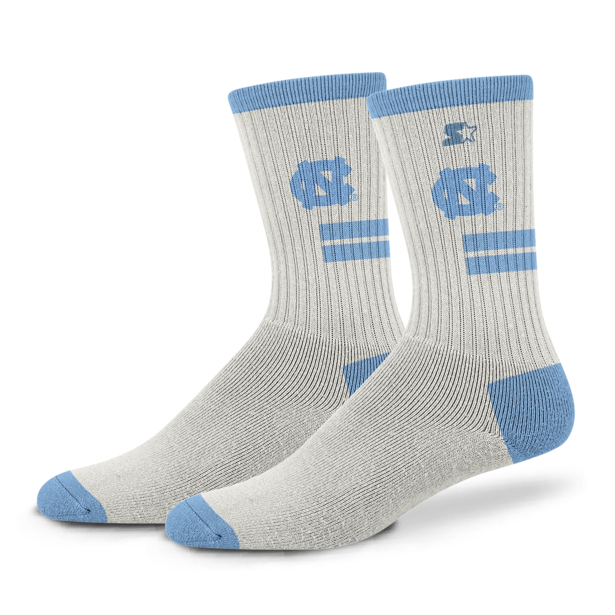 Unisex Starter  Cream North Carolina Tar Heels Premiere Cushioned Crew Socks