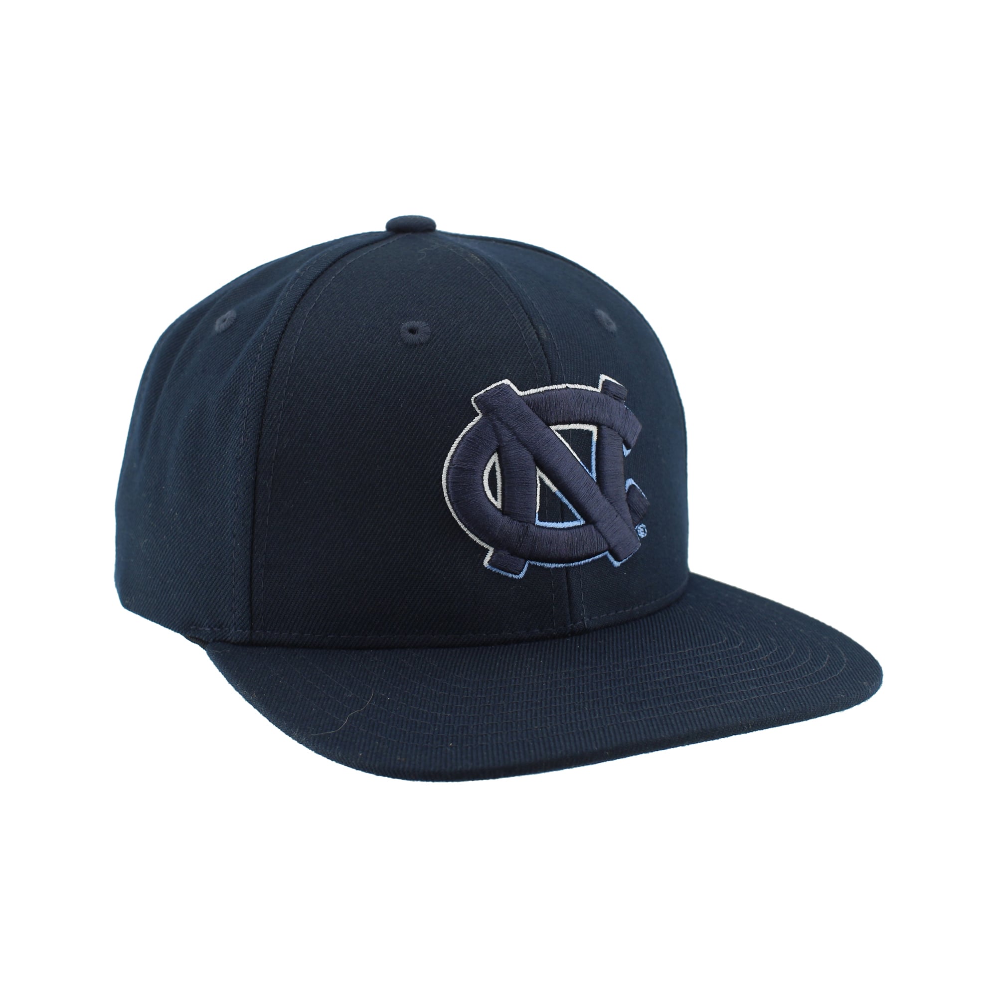 Casquette unisexe Zephyr Navy North Carolina Tar Heels Slice 3D Z11 Snapback