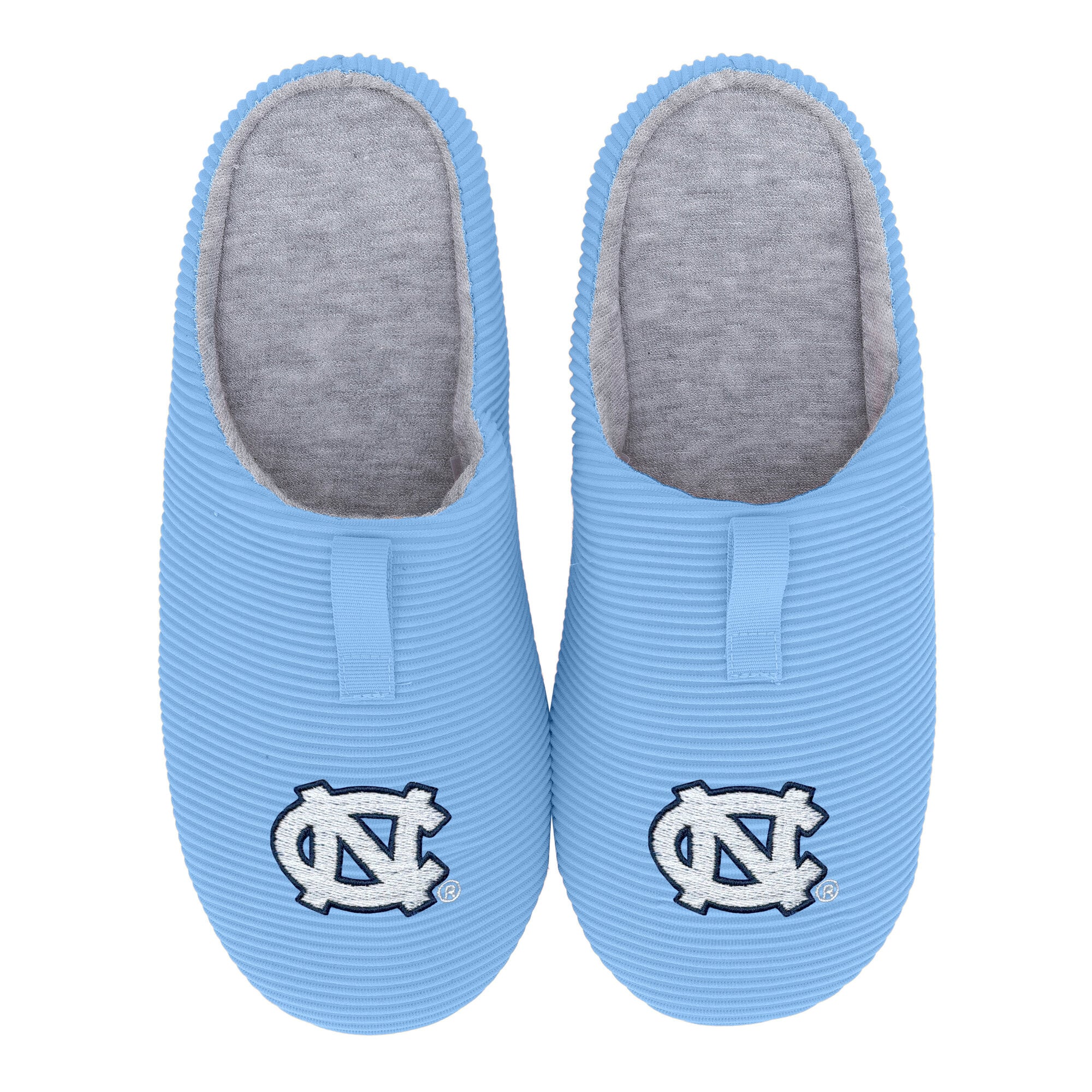 Pantoufles côtelées unisexes ZooZatz North Carolina Tar Heels