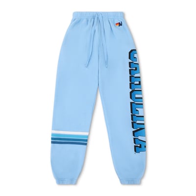 North Carolina Tar Heels Aviator Nation Women's Tri-Blend Sweatpants - Carolina Blue