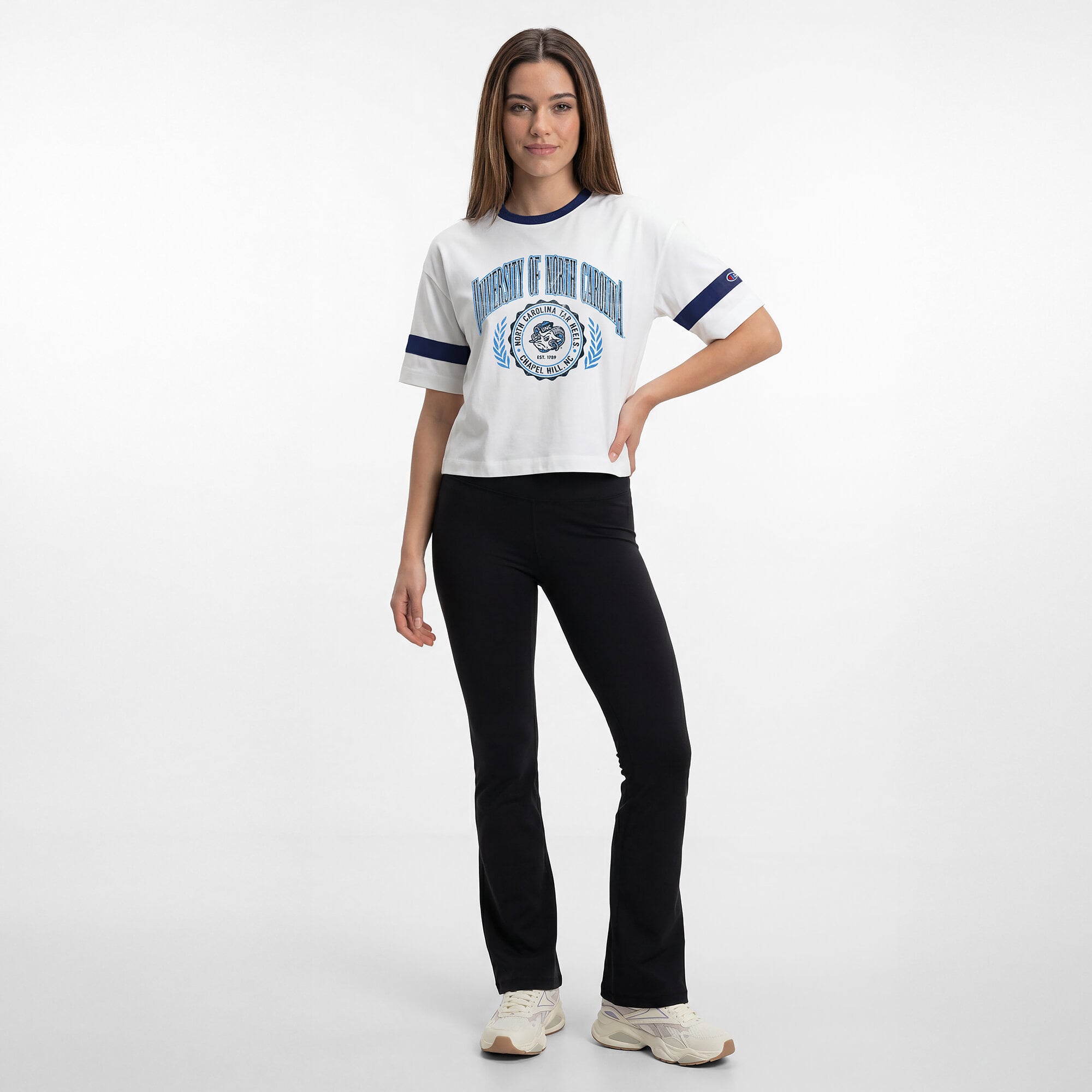 Women's Champion White North Carolina Tar Heels Retro Oversized T-Shirt